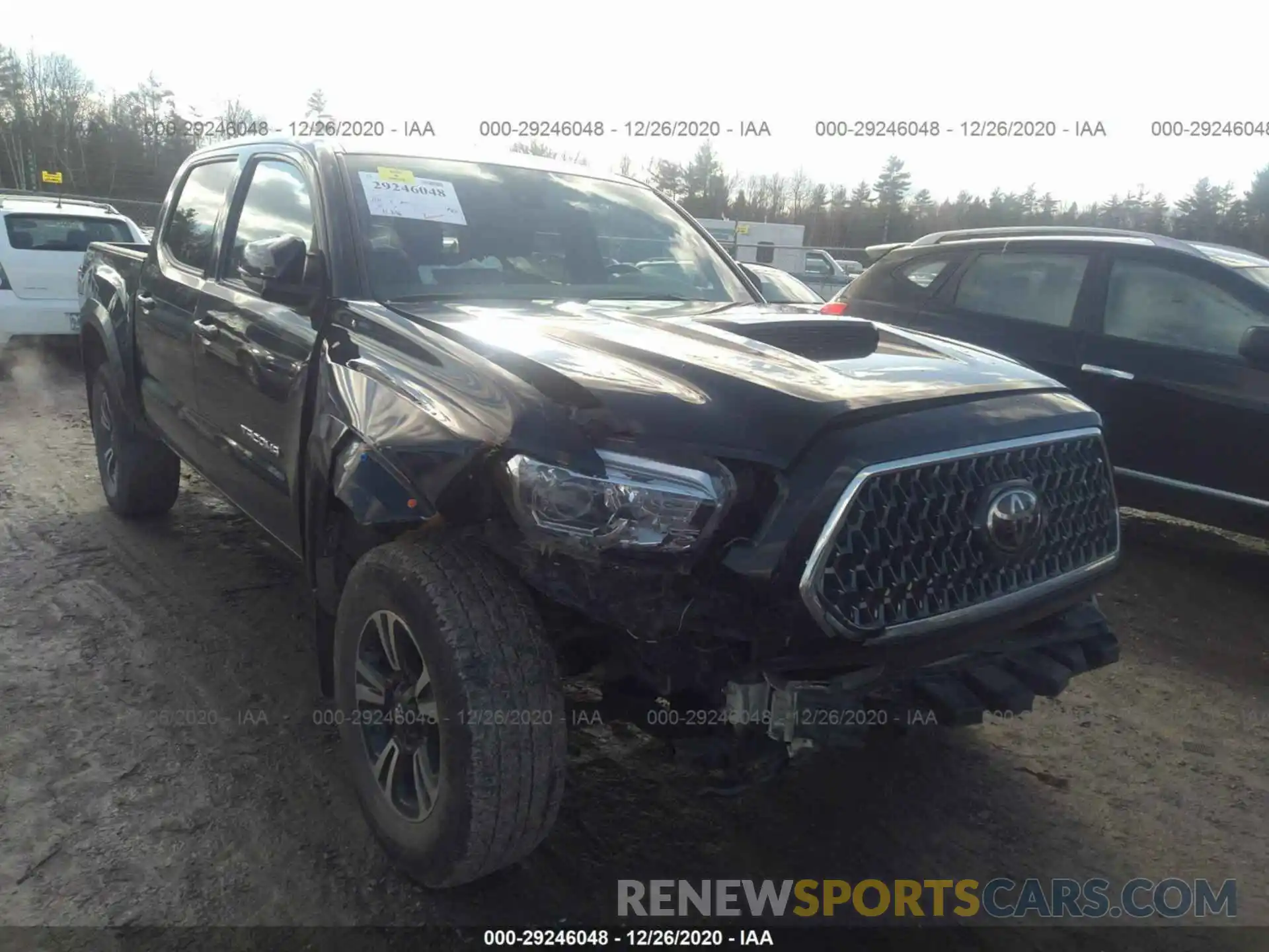 6 Photograph of a damaged car 3TMCZ5AN8KM245204 TOYOTA TACOMA 4WD 2019