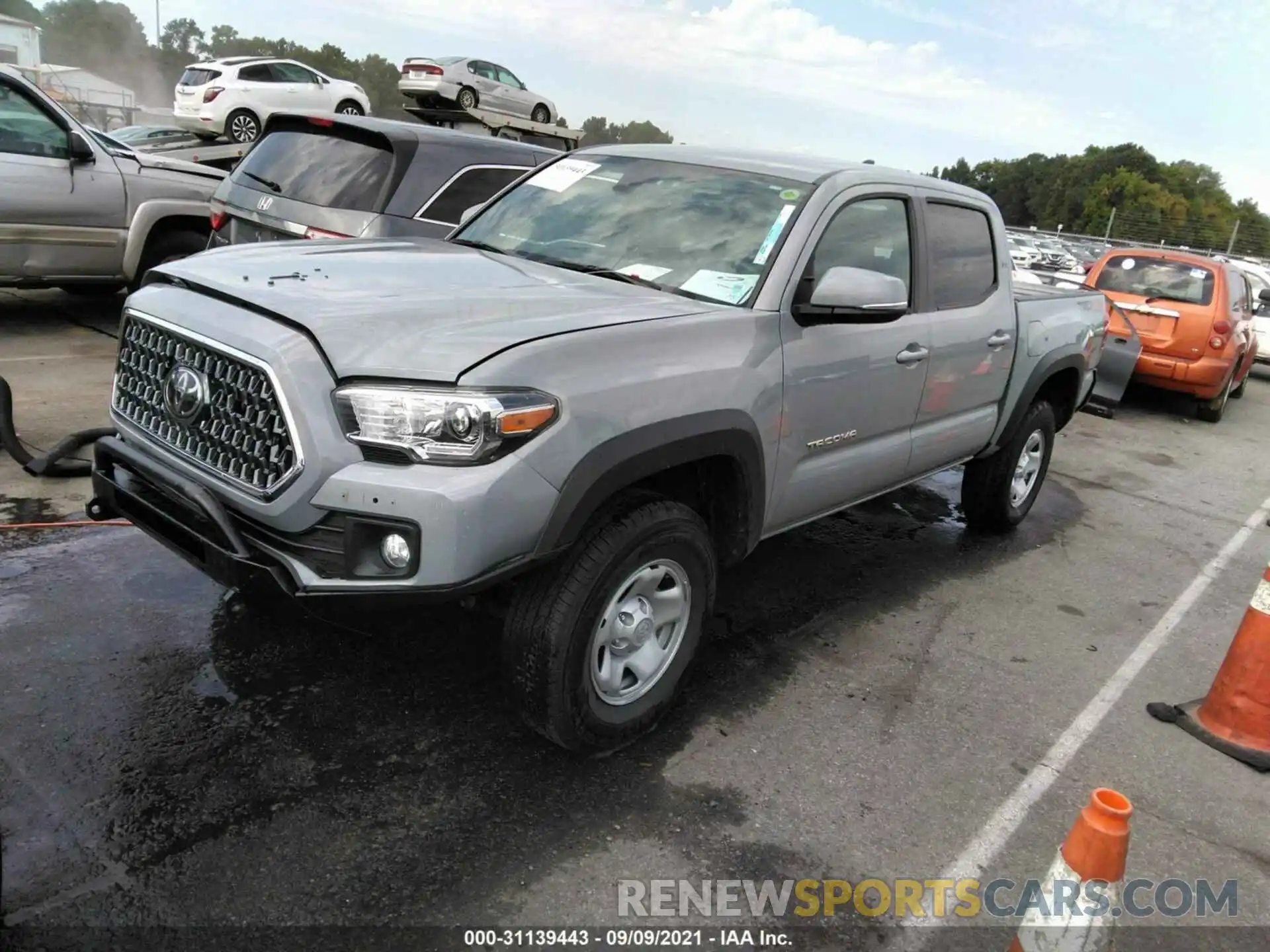 2 Photograph of a damaged car 3TMCZ5AN8KM250452 TOYOTA TACOMA 4WD 2019