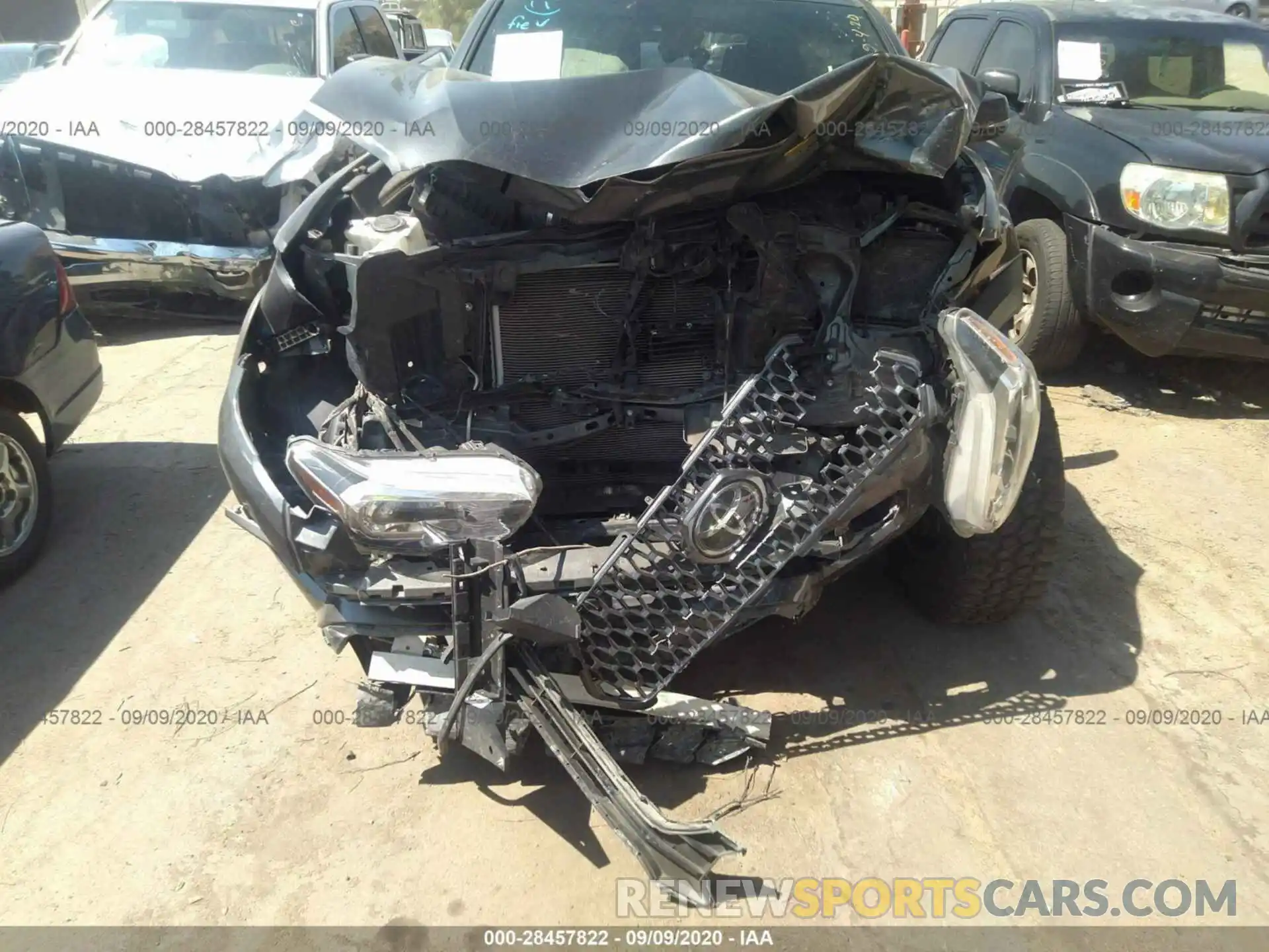 6 Photograph of a damaged car 3TMCZ5AN8KM252976 TOYOTA TACOMA 4WD 2019