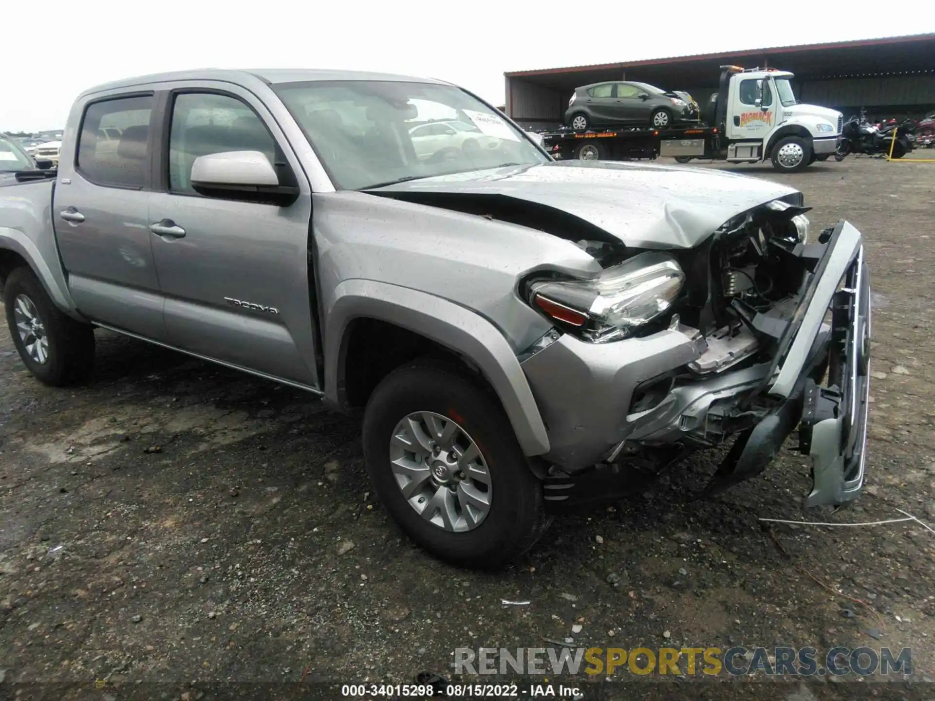 6 Photograph of a damaged car 3TMCZ5AN8KM263766 TOYOTA TACOMA 4WD 2019