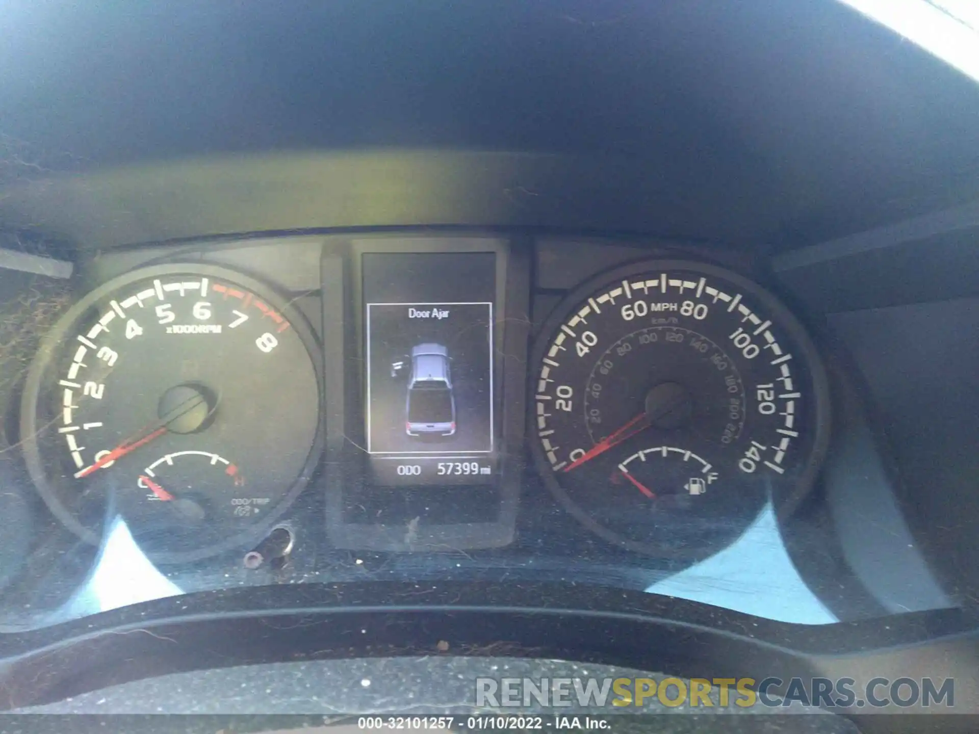 7 Photograph of a damaged car 3TMCZ5AN8KM263864 TOYOTA TACOMA 4WD 2019