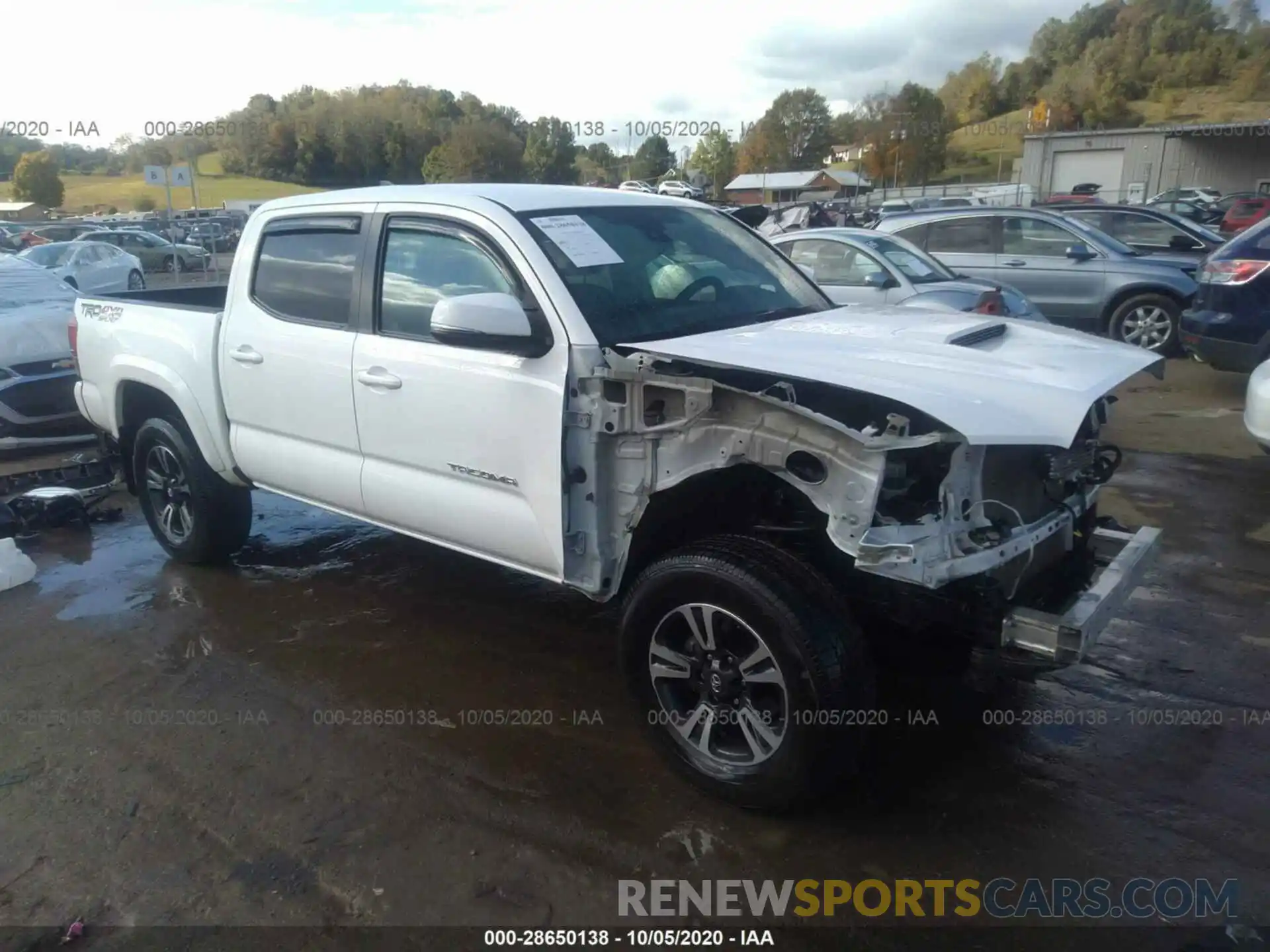 1 Photograph of a damaged car 3TMCZ5AN8KM264559 TOYOTA TACOMA 4WD 2019