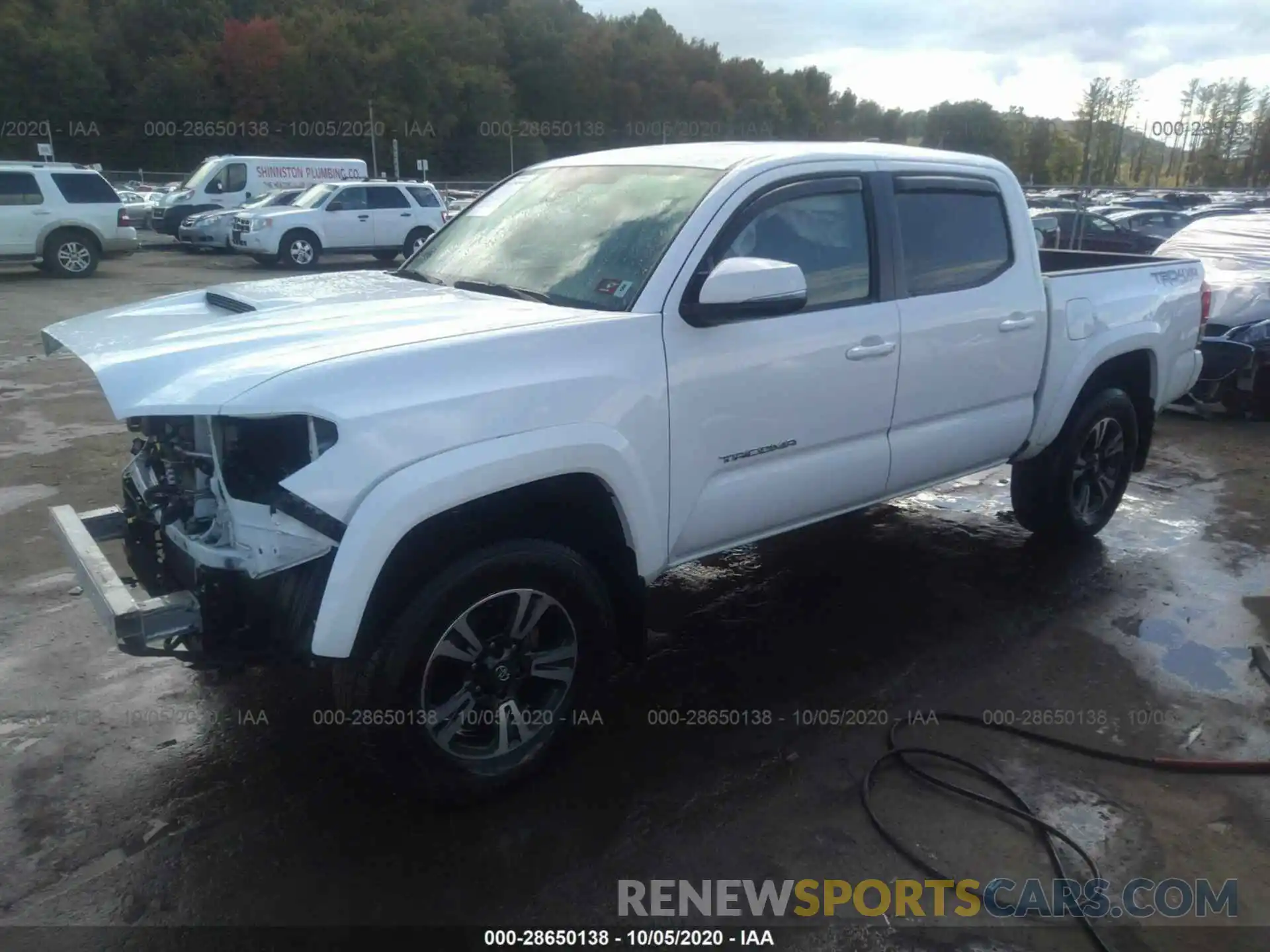 2 Photograph of a damaged car 3TMCZ5AN8KM264559 TOYOTA TACOMA 4WD 2019