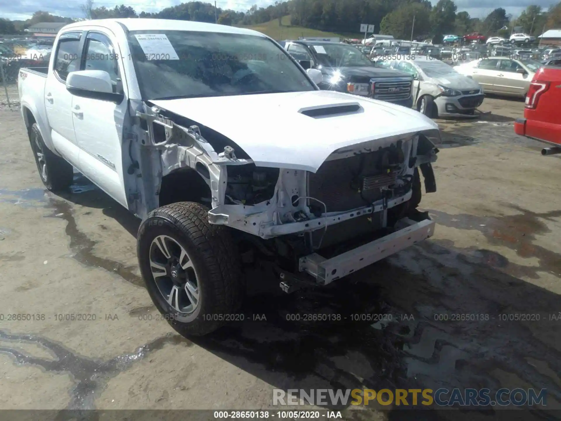 6 Photograph of a damaged car 3TMCZ5AN8KM264559 TOYOTA TACOMA 4WD 2019