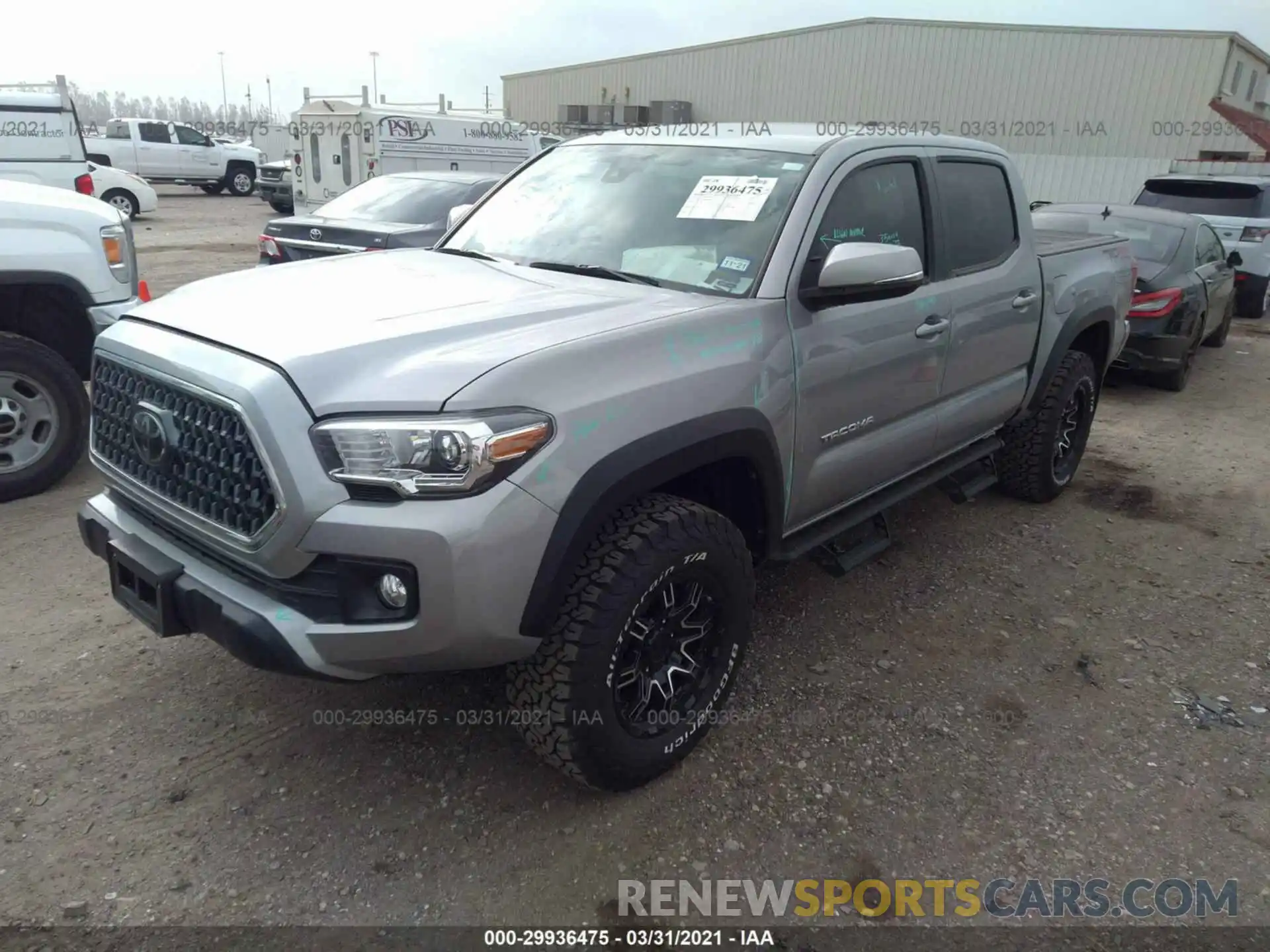 2 Photograph of a damaged car 3TMCZ5AN8KM264643 TOYOTA TACOMA 4WD 2019