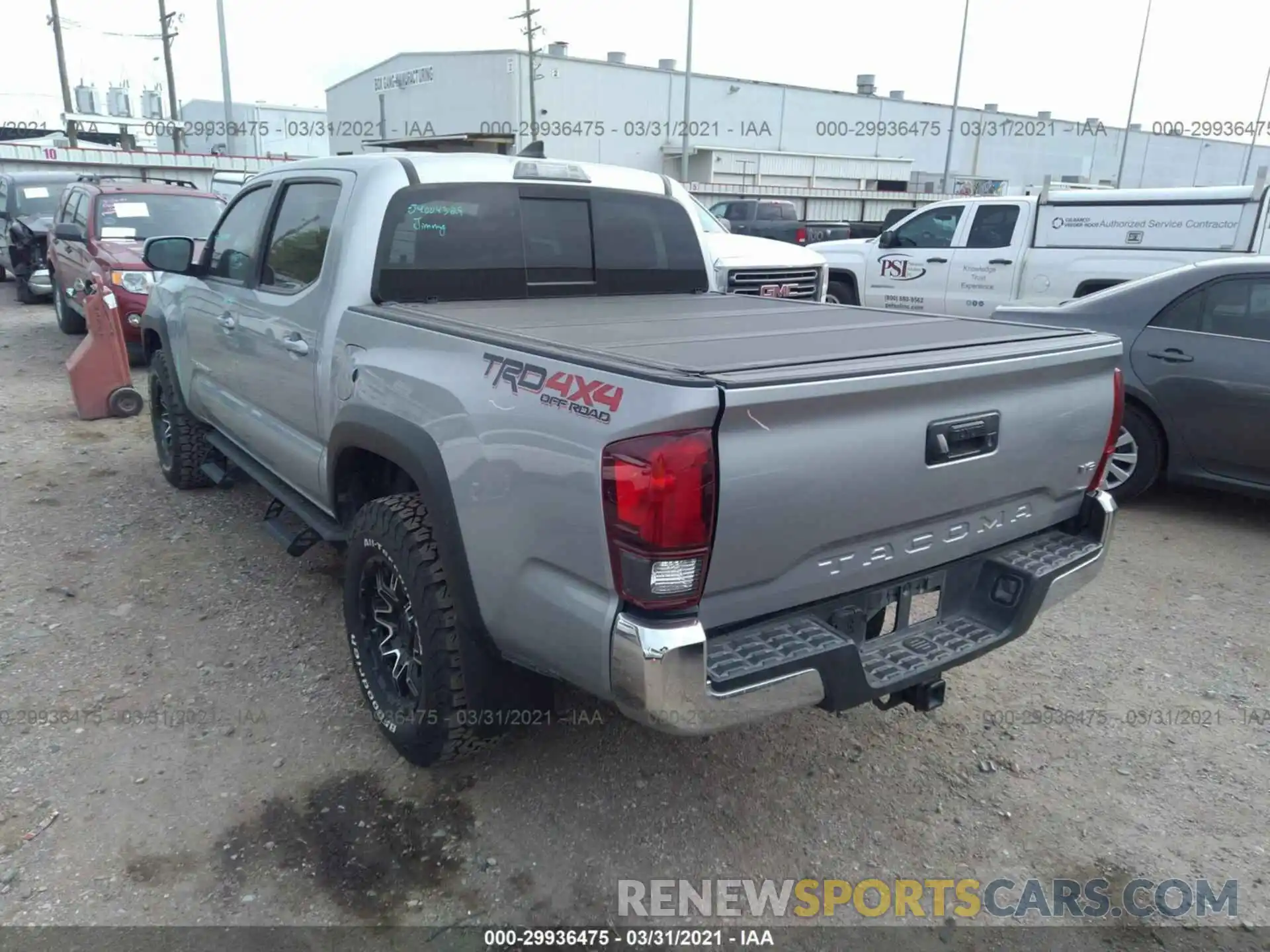 3 Photograph of a damaged car 3TMCZ5AN8KM264643 TOYOTA TACOMA 4WD 2019