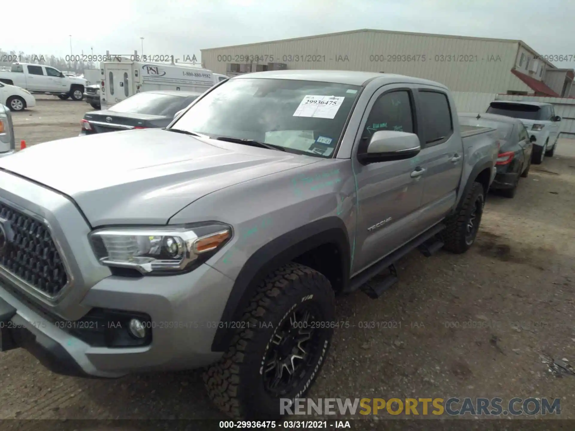 6 Photograph of a damaged car 3TMCZ5AN8KM264643 TOYOTA TACOMA 4WD 2019