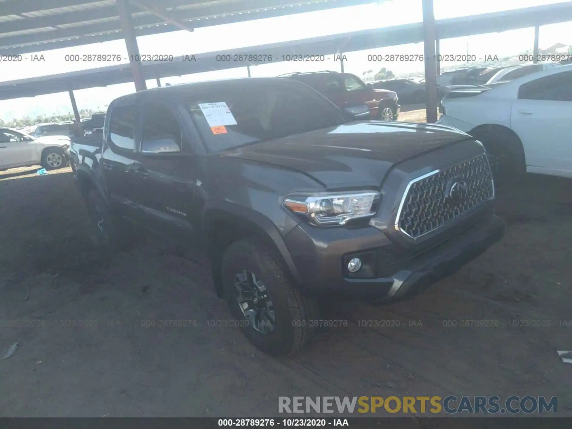 1 Photograph of a damaged car 3TMCZ5AN8KM264707 TOYOTA TACOMA 4WD 2019