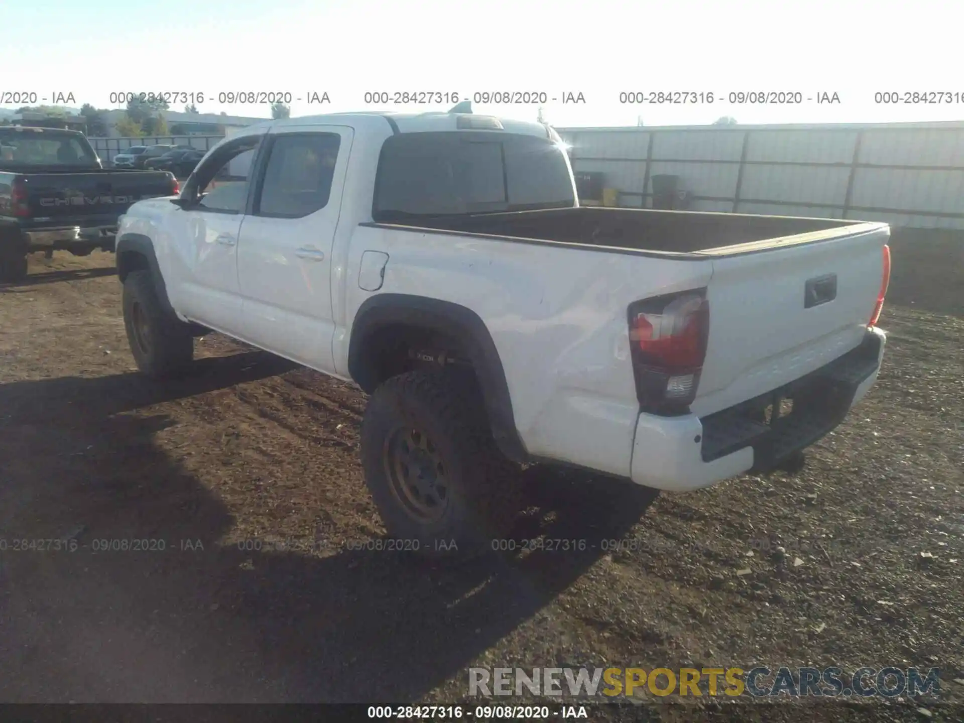 3 Photograph of a damaged car 3TMCZ5AN8KM269972 TOYOTA TACOMA 4WD 2019