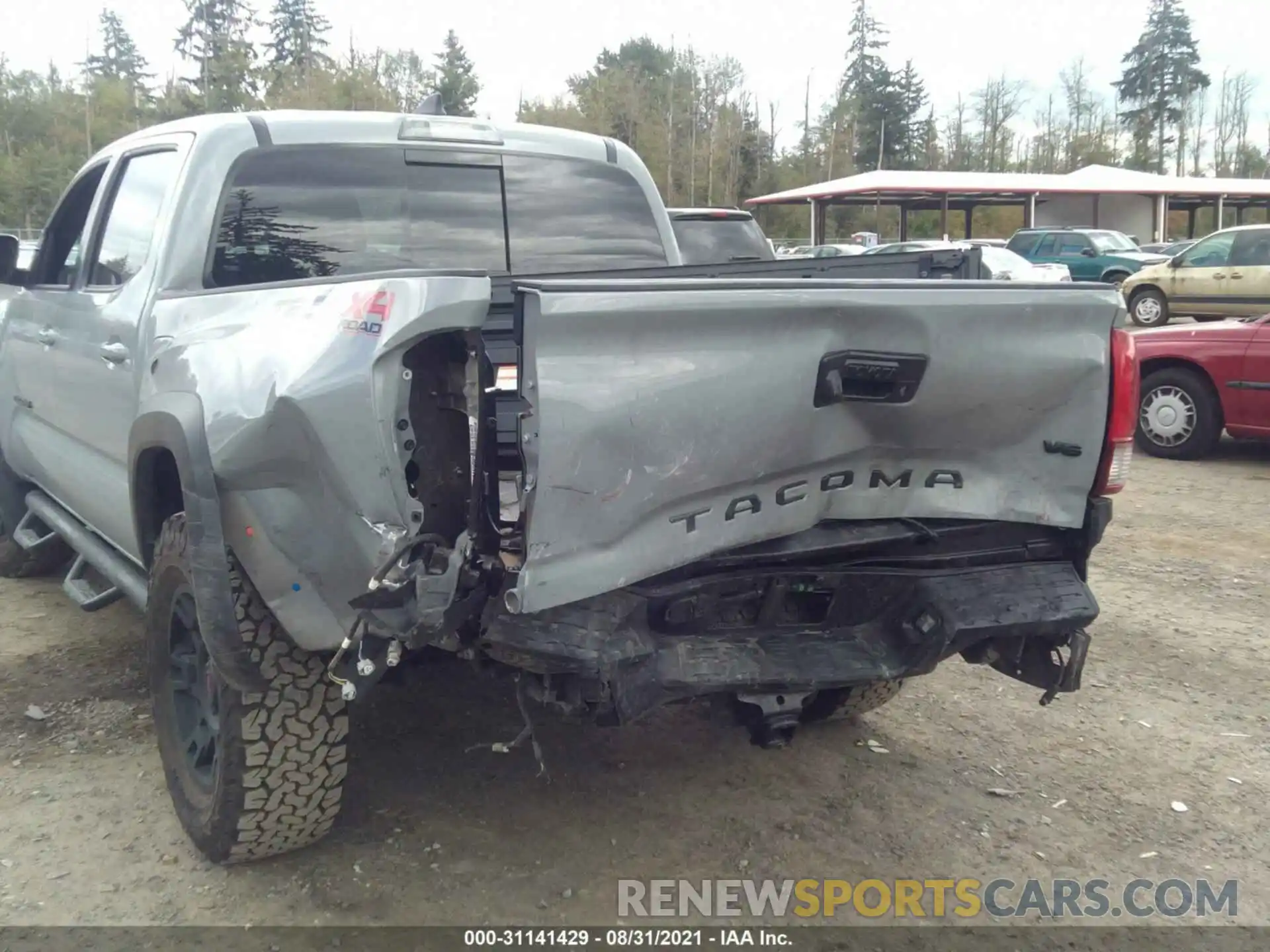 6 Photograph of a damaged car 3TMCZ5AN8KM273021 TOYOTA TACOMA 4WD 2019