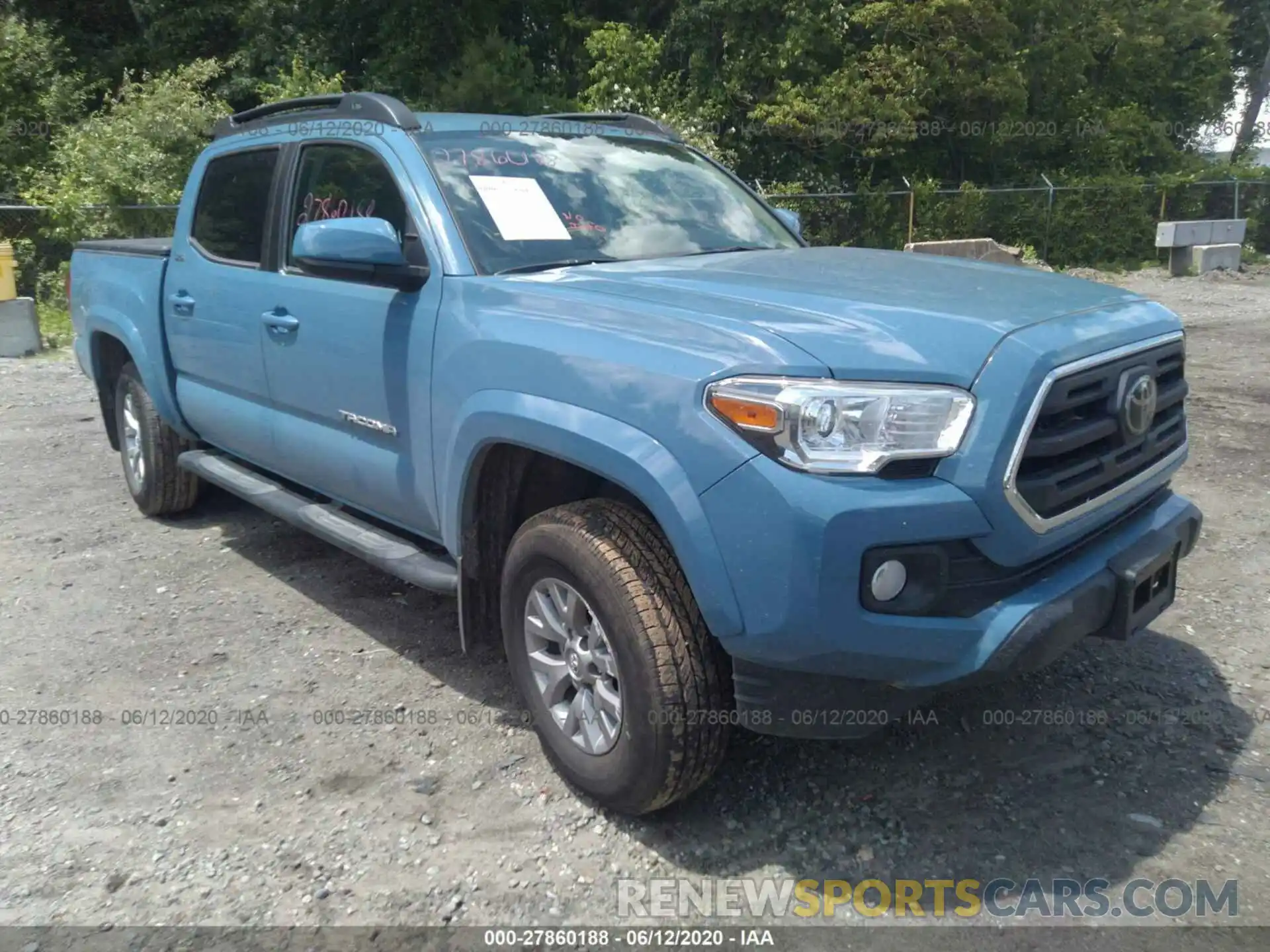 1 Photograph of a damaged car 3TMCZ5AN8KM279739 TOYOTA TACOMA 4WD 2019