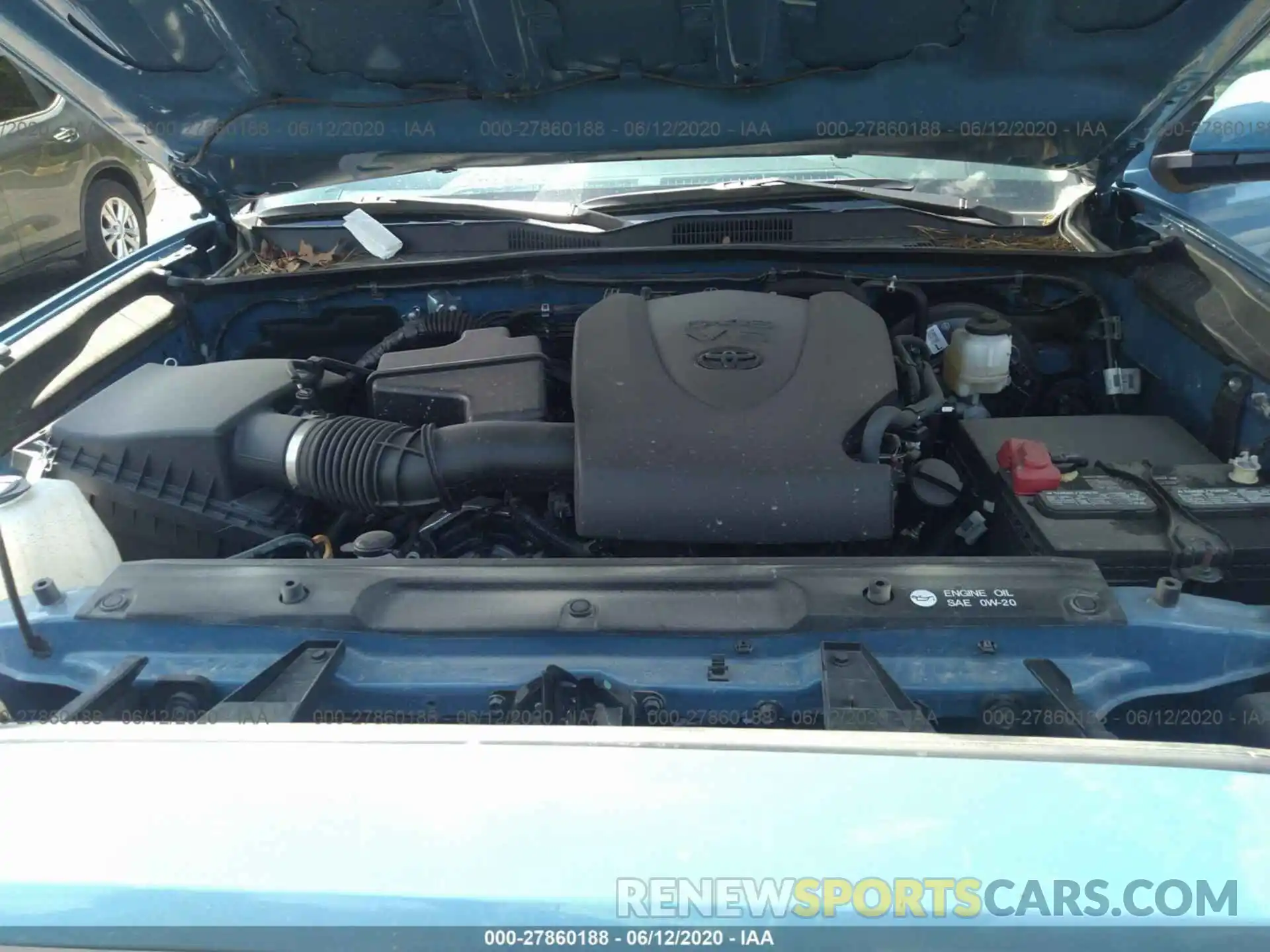 10 Photograph of a damaged car 3TMCZ5AN8KM279739 TOYOTA TACOMA 4WD 2019