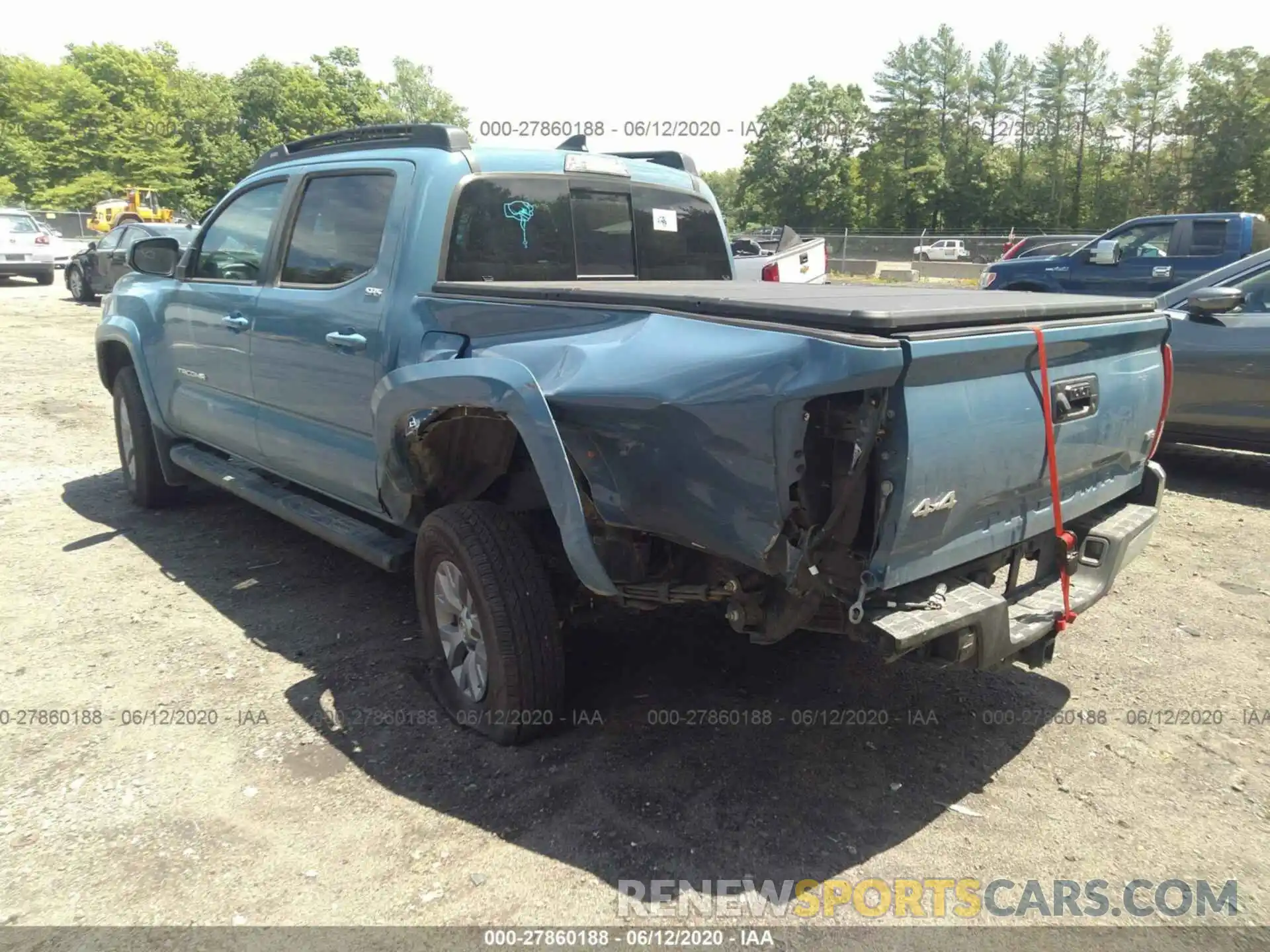 3 Photograph of a damaged car 3TMCZ5AN8KM279739 TOYOTA TACOMA 4WD 2019