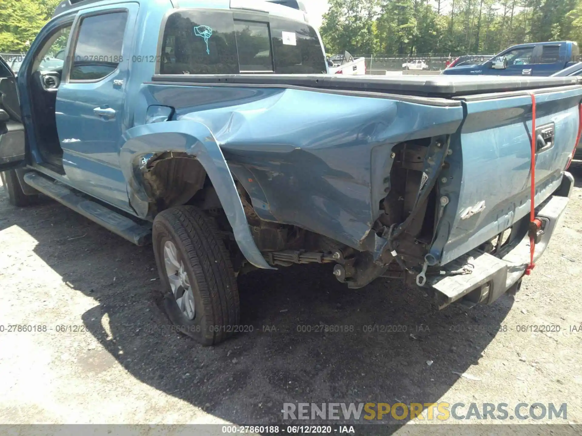 6 Photograph of a damaged car 3TMCZ5AN8KM279739 TOYOTA TACOMA 4WD 2019