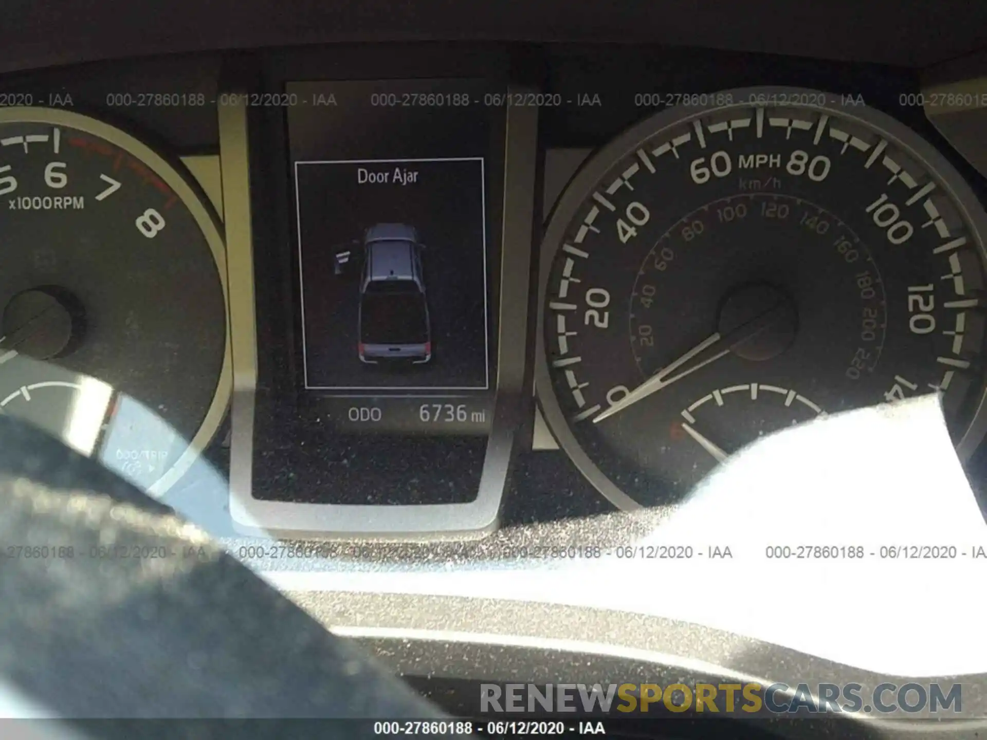 7 Photograph of a damaged car 3TMCZ5AN8KM279739 TOYOTA TACOMA 4WD 2019