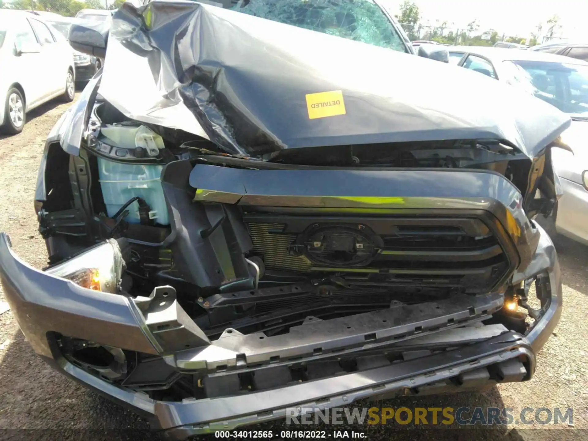 6 Photograph of a damaged car 3TMCZ5AN8KM281927 TOYOTA TACOMA 4WD 2019