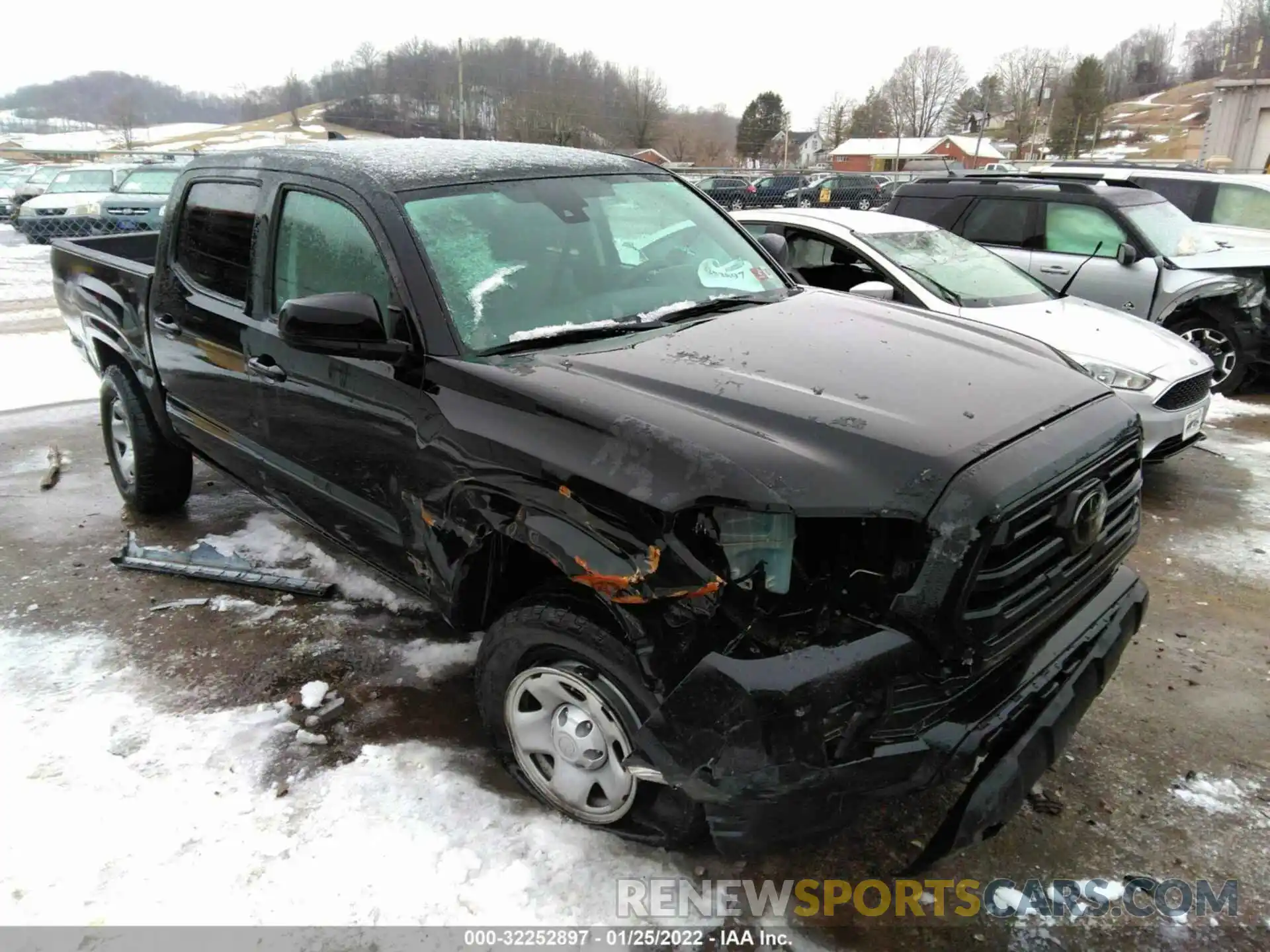 1 Photograph of a damaged car 3TMCZ5AN8KM284522 TOYOTA TACOMA 4WD 2019