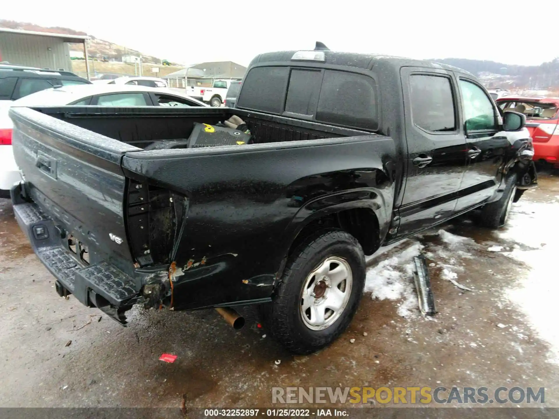 4 Photograph of a damaged car 3TMCZ5AN8KM284522 TOYOTA TACOMA 4WD 2019