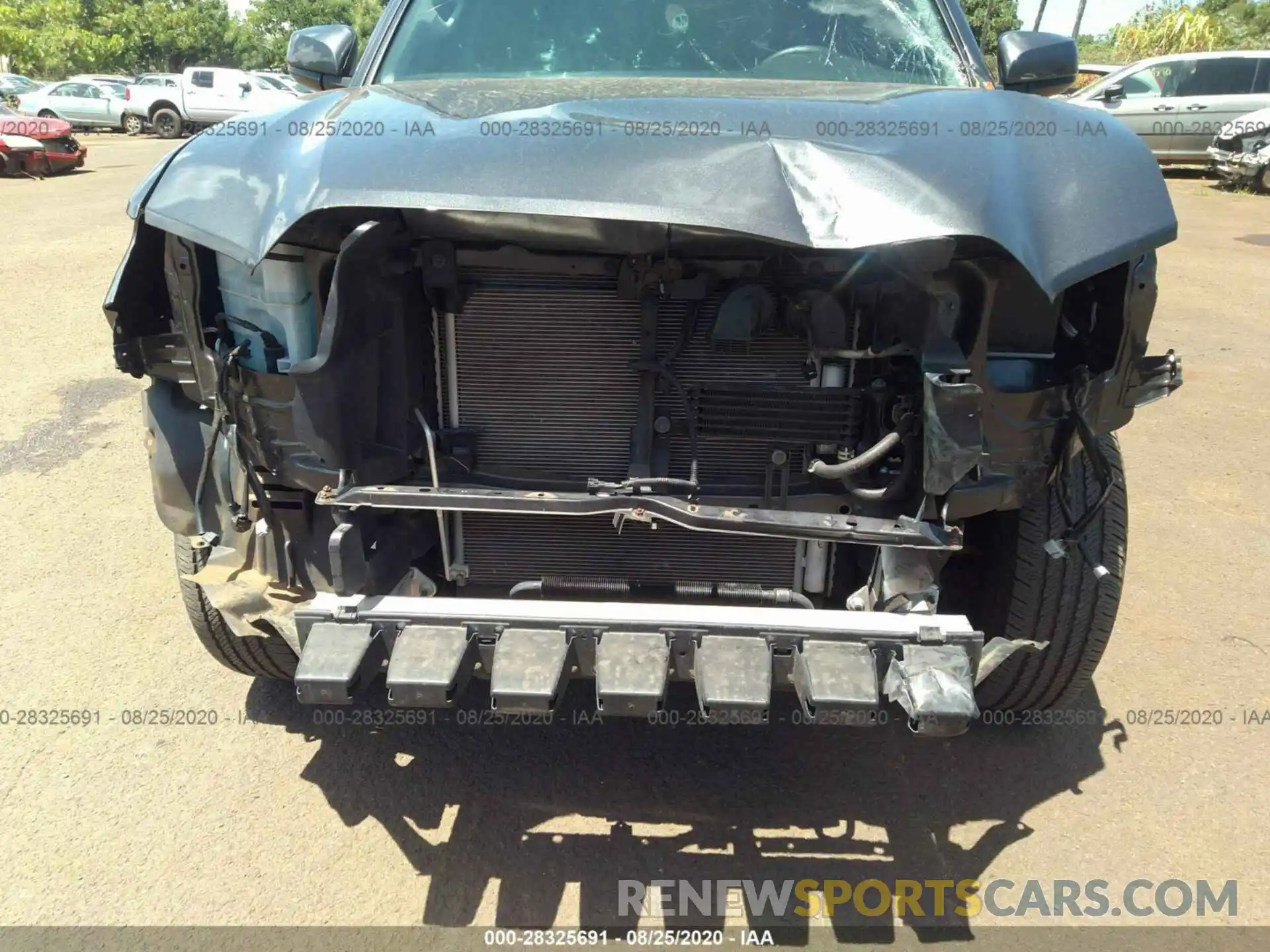 6 Photograph of a damaged car 3TMCZ5AN9KM190570 TOYOTA TACOMA 4WD 2019
