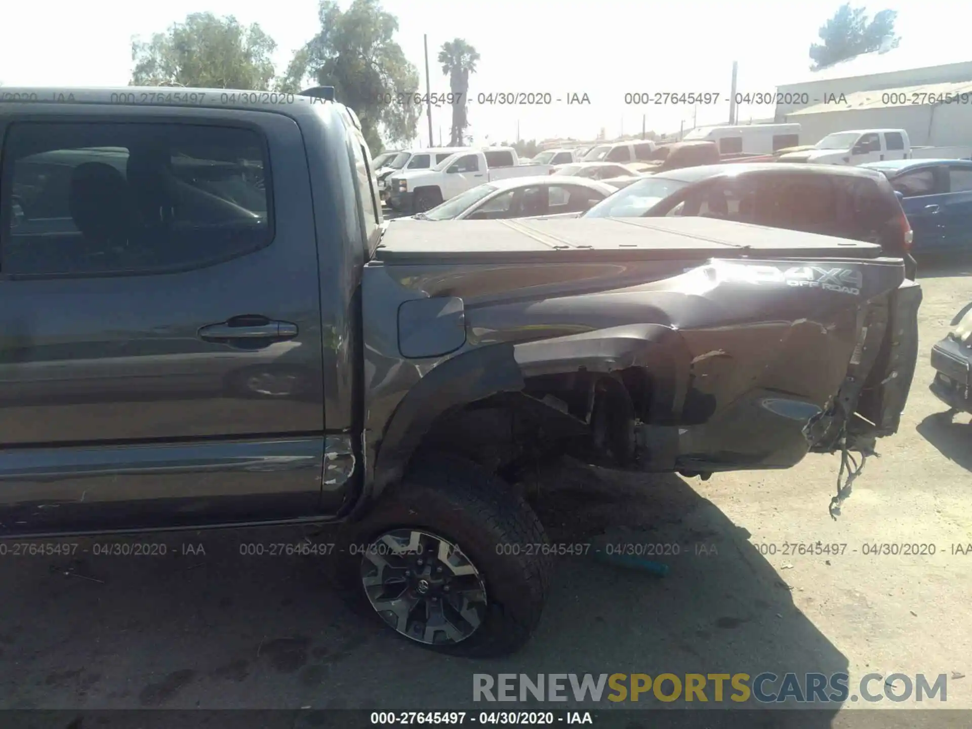 6 Photograph of a damaged car 3TMCZ5AN9KM195204 TOYOTA TACOMA 4WD 2019