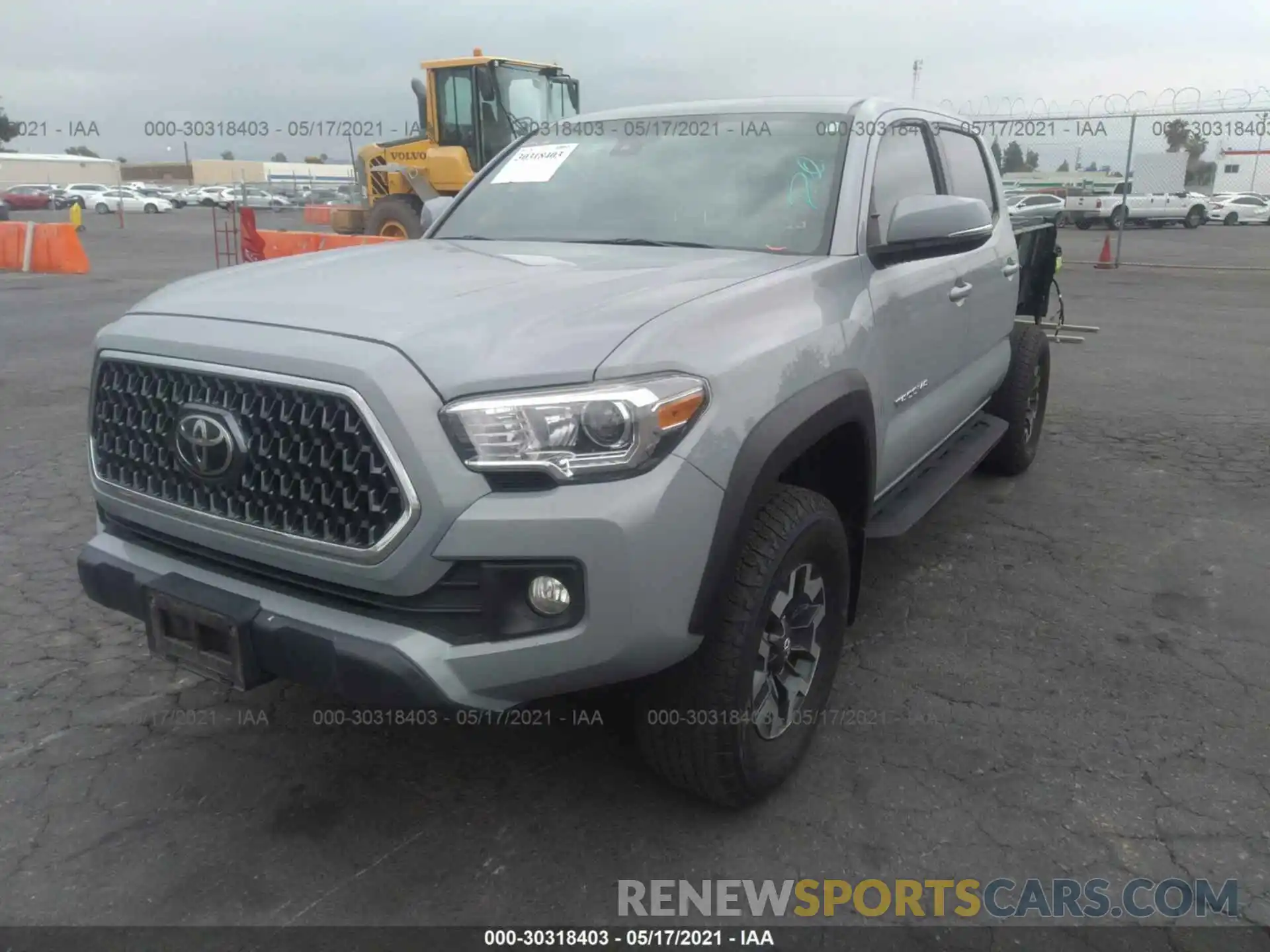 2 Photograph of a damaged car 3TMCZ5AN9KM204743 TOYOTA TACOMA 4WD 2019