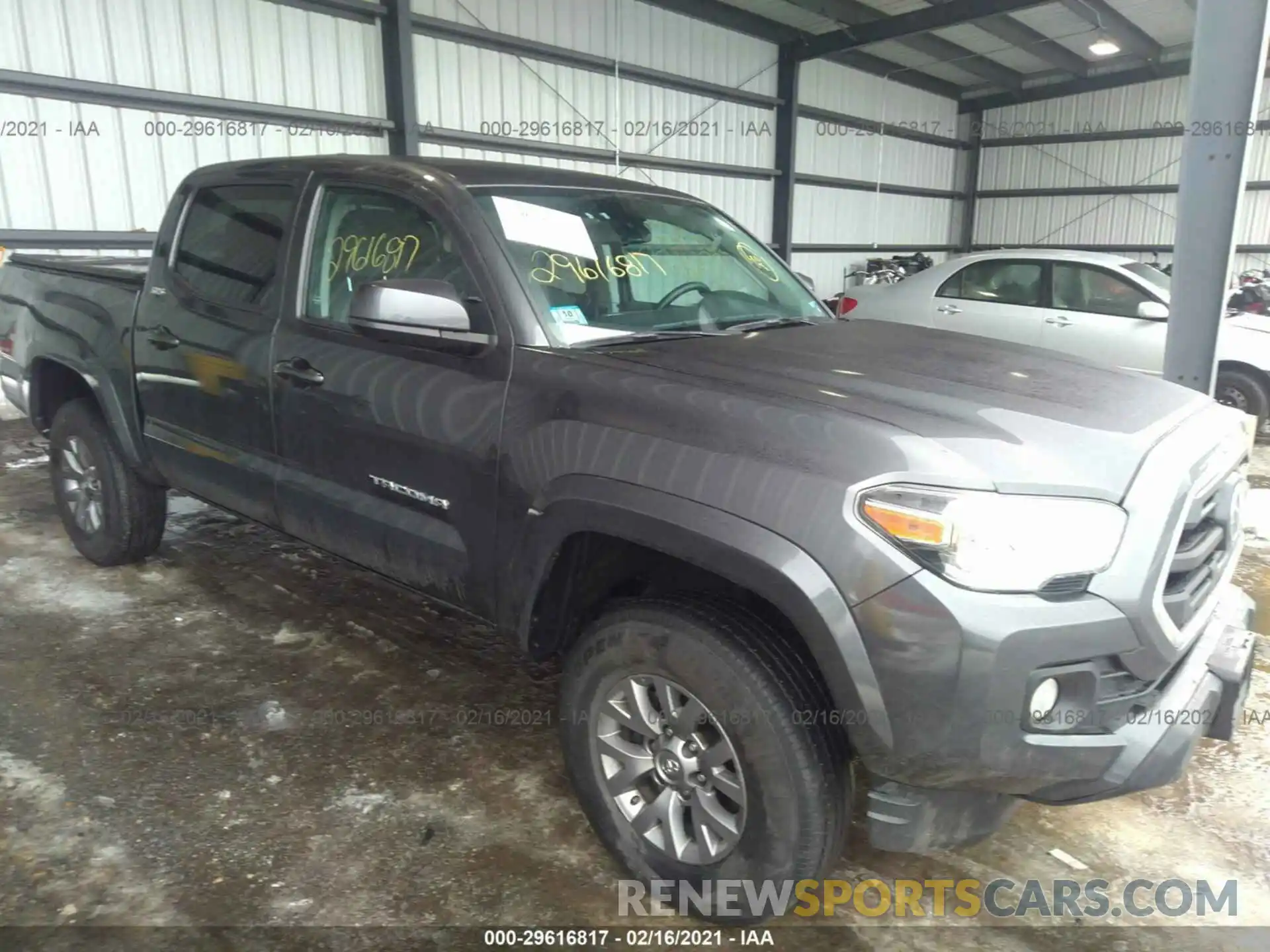 1 Photograph of a damaged car 3TMCZ5AN9KM204855 TOYOTA TACOMA 4WD 2019