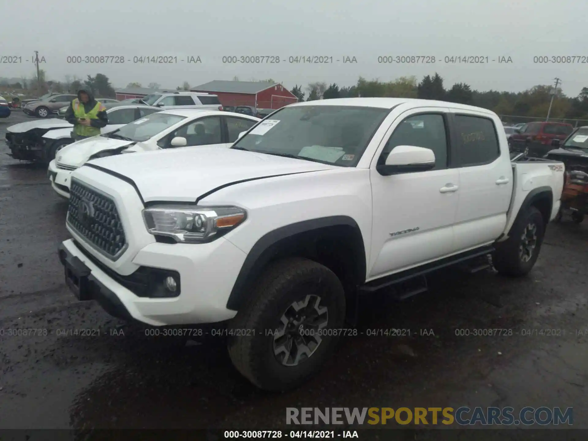 2 Photograph of a damaged car 3TMCZ5AN9KM210347 TOYOTA TACOMA 4WD 2019