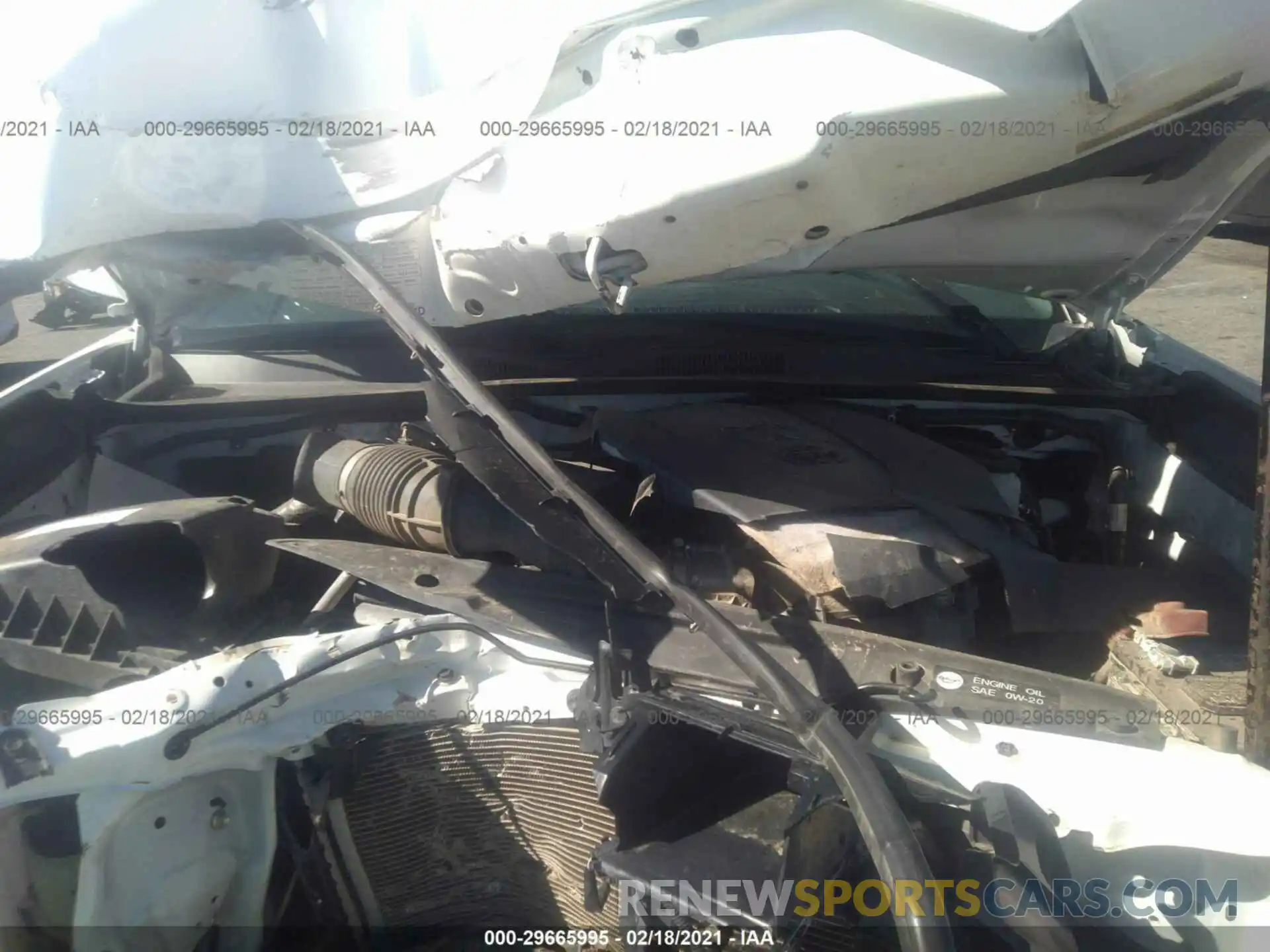 10 Photograph of a damaged car 3TMCZ5AN9KM211241 TOYOTA TACOMA 4WD 2019