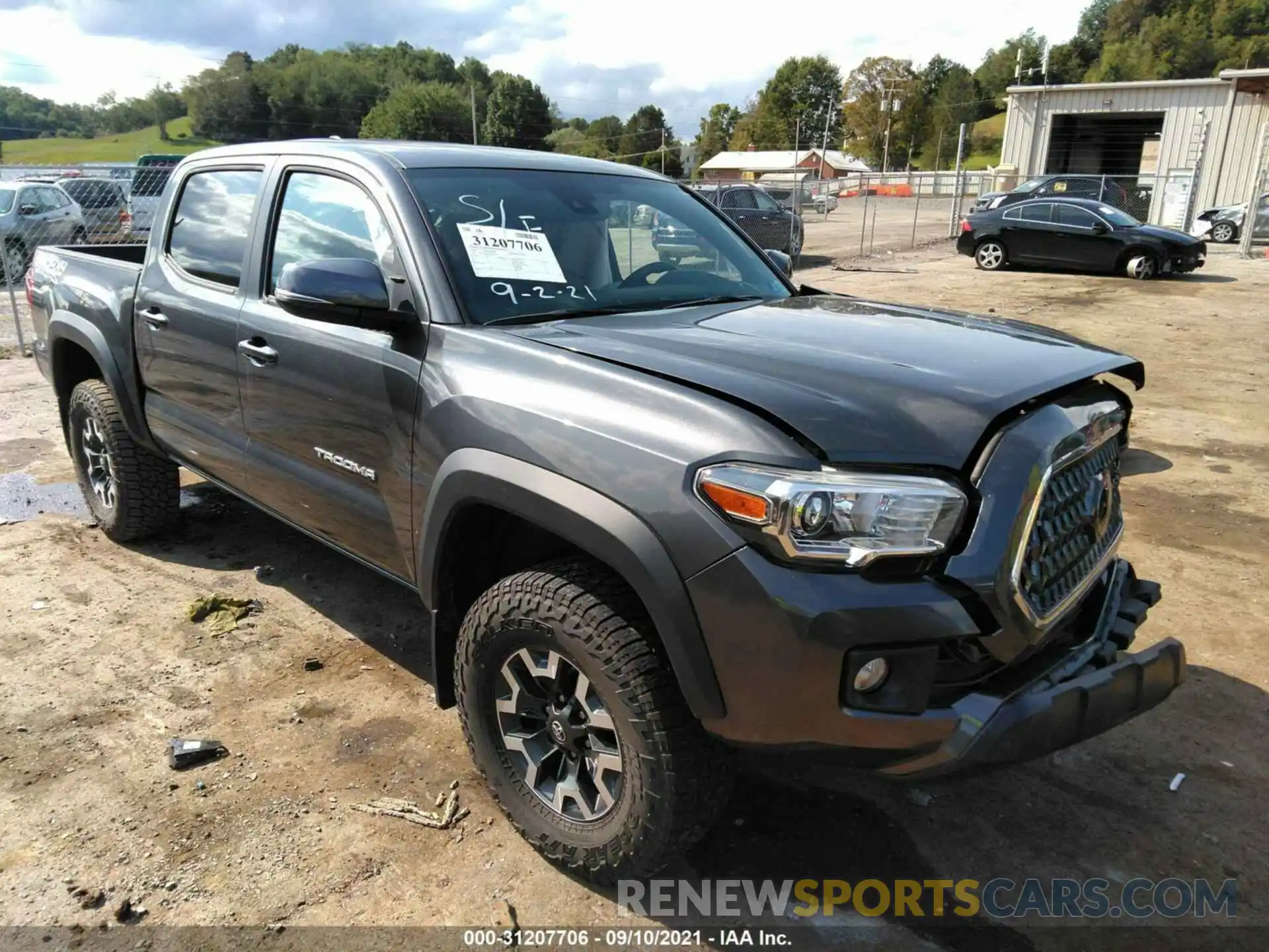 1 Photograph of a damaged car 3TMCZ5AN9KM220599 TOYOTA TACOMA 4WD 2019