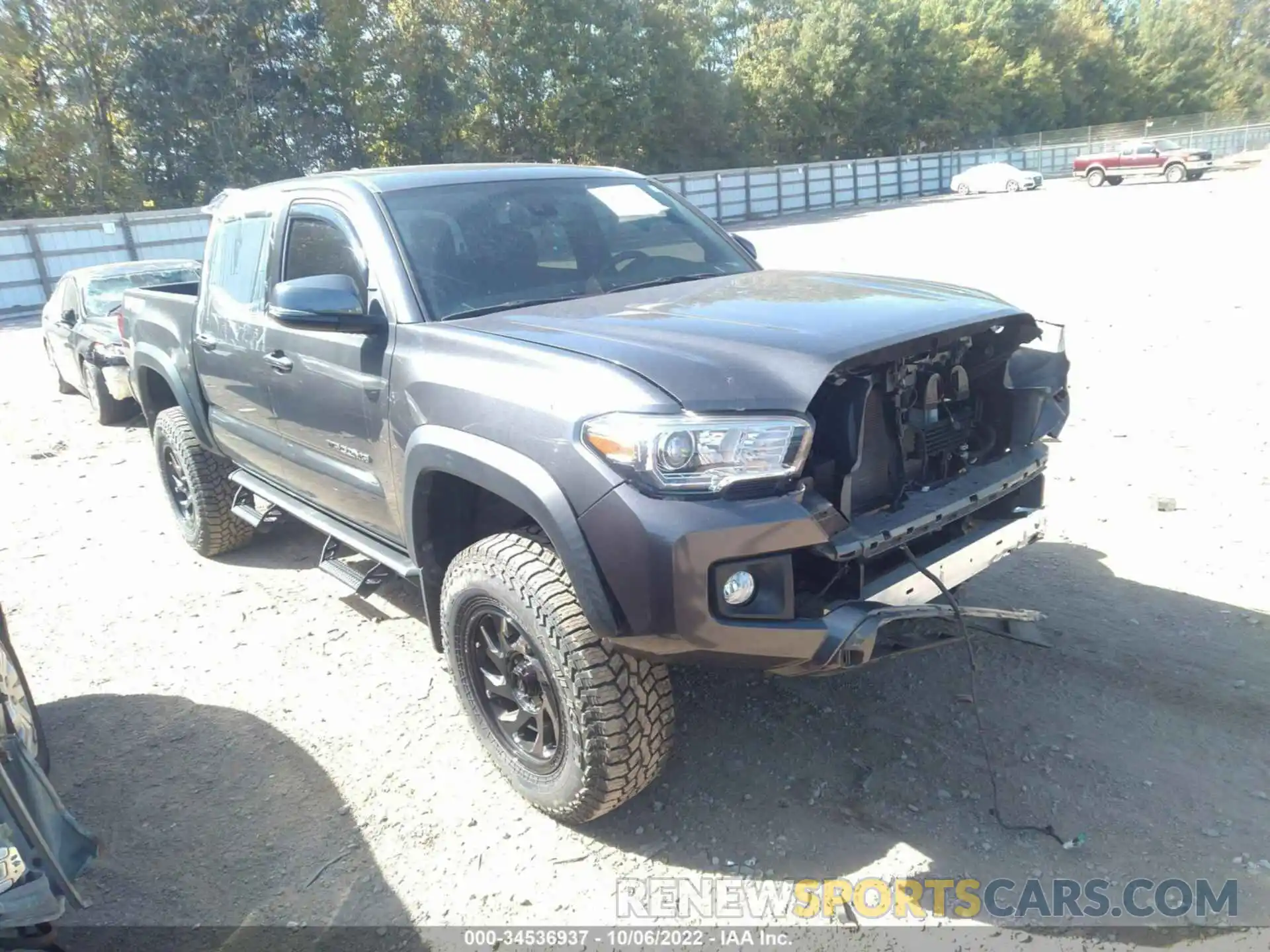 1 Photograph of a damaged car 3TMCZ5AN9KM222630 TOYOTA TACOMA 4WD 2019