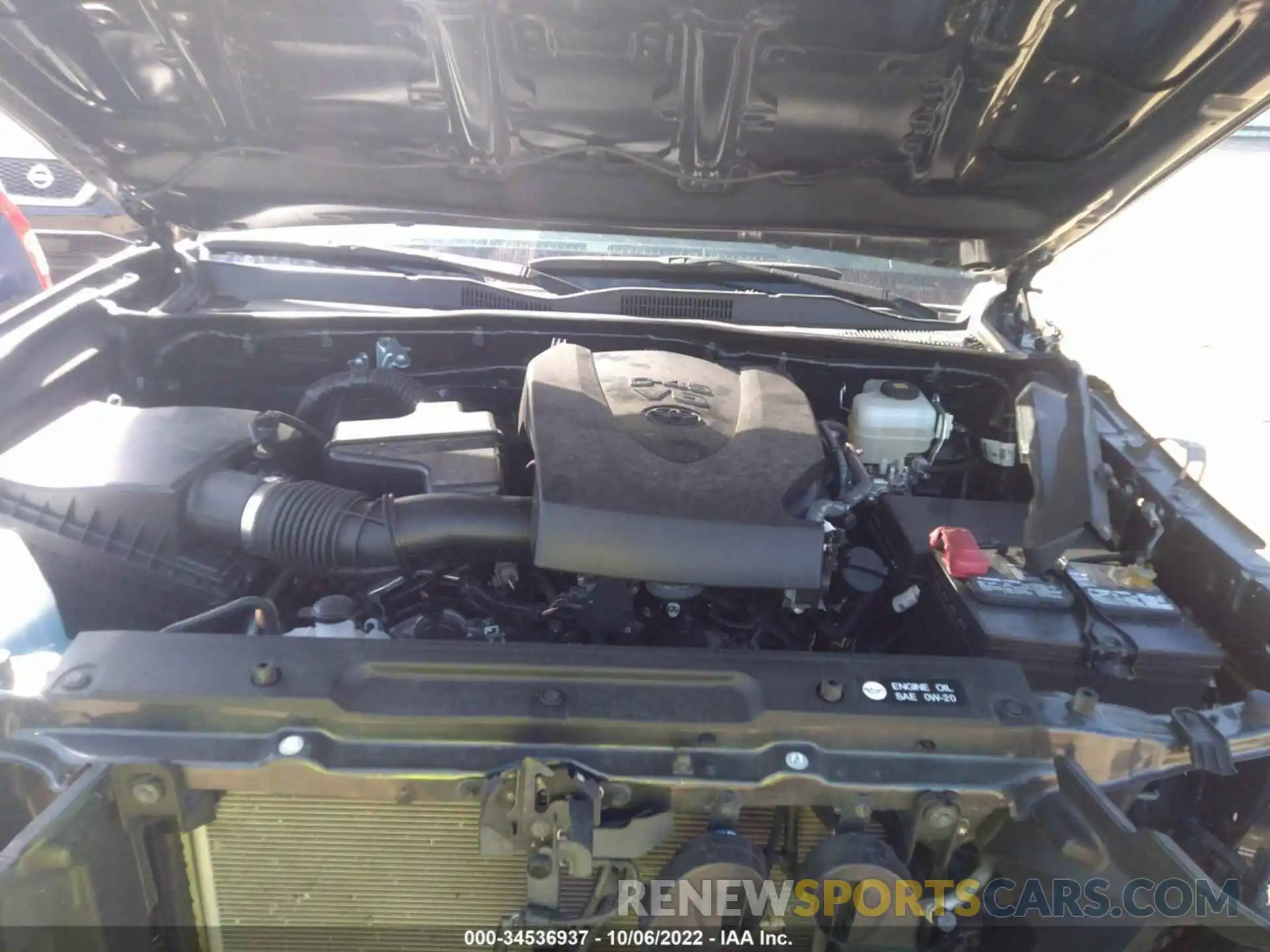 10 Photograph of a damaged car 3TMCZ5AN9KM222630 TOYOTA TACOMA 4WD 2019