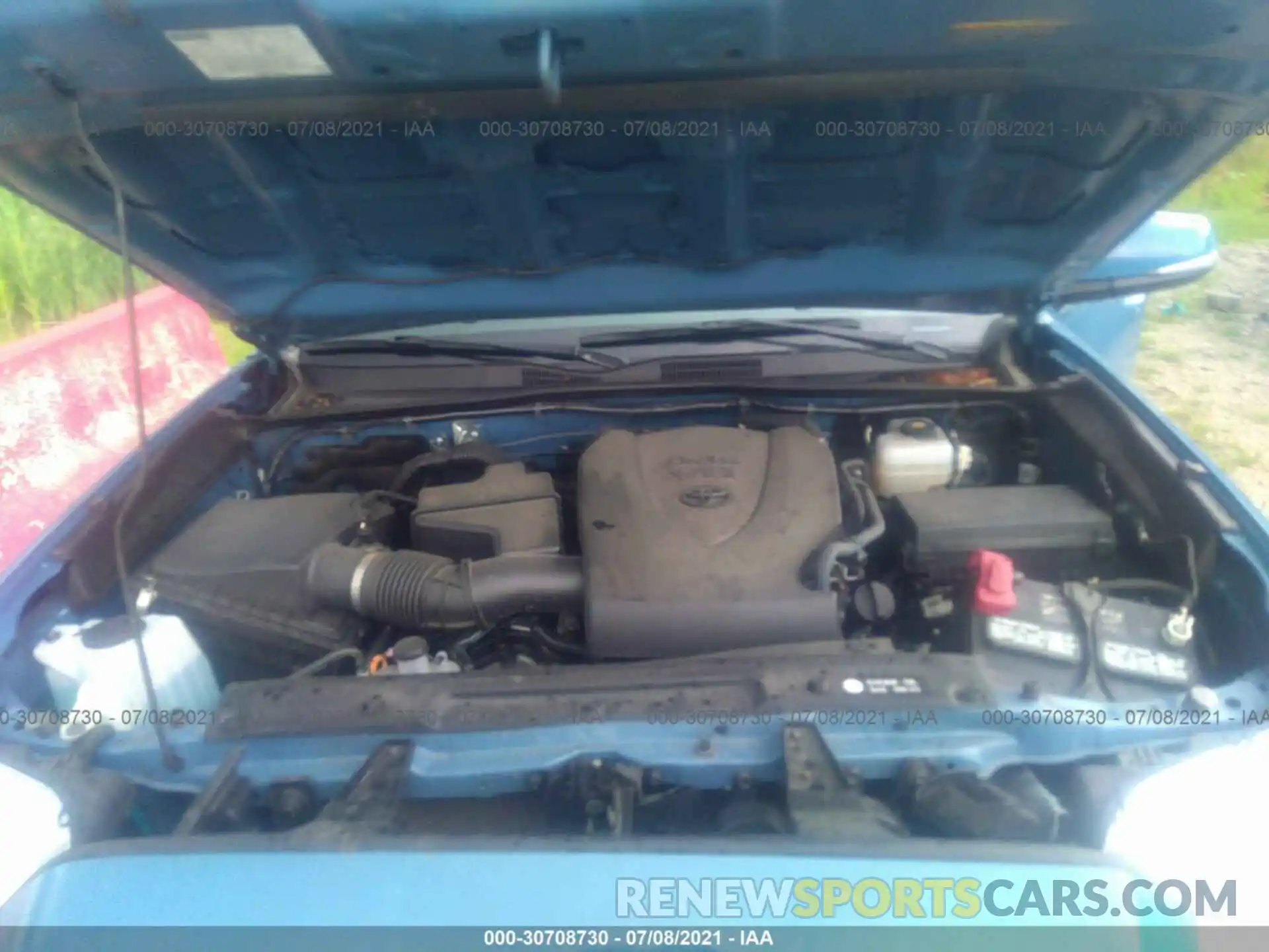 10 Photograph of a damaged car 3TMCZ5AN9KM223163 TOYOTA TACOMA 4WD 2019