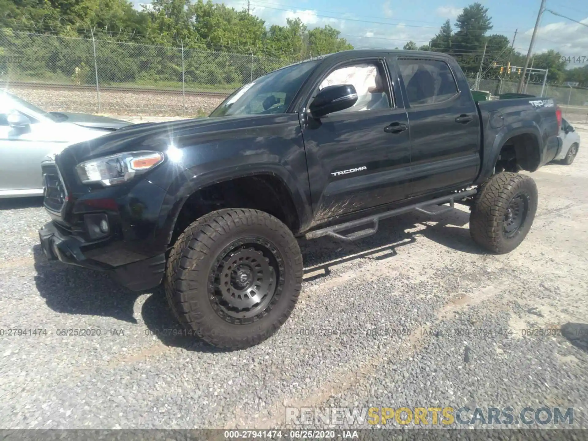 2 Photograph of a damaged car 3TMCZ5AN9KM225933 TOYOTA TACOMA 4WD 2019