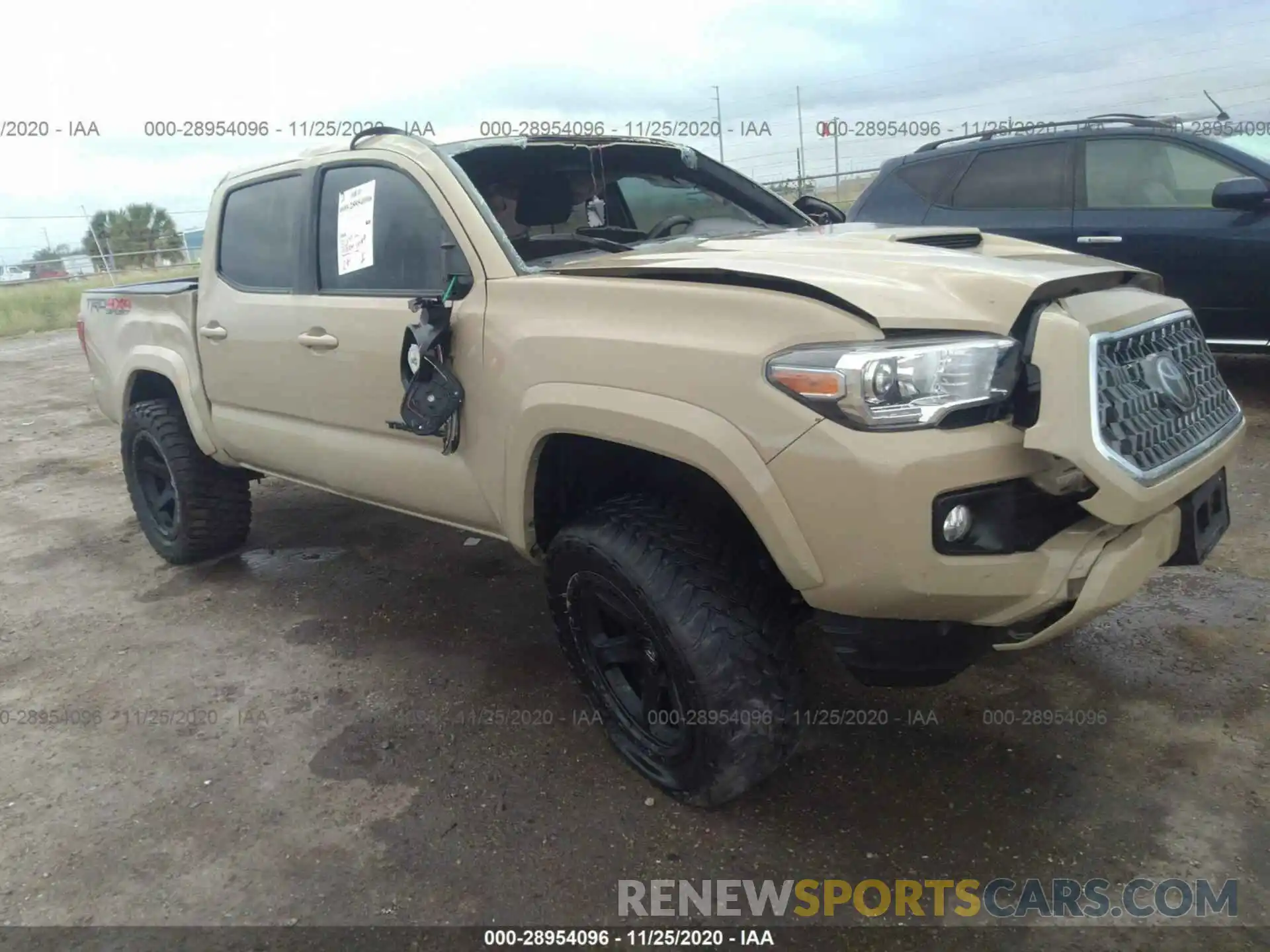 1 Photograph of a damaged car 3TMCZ5AN9KM228444 TOYOTA TACOMA 4WD 2019