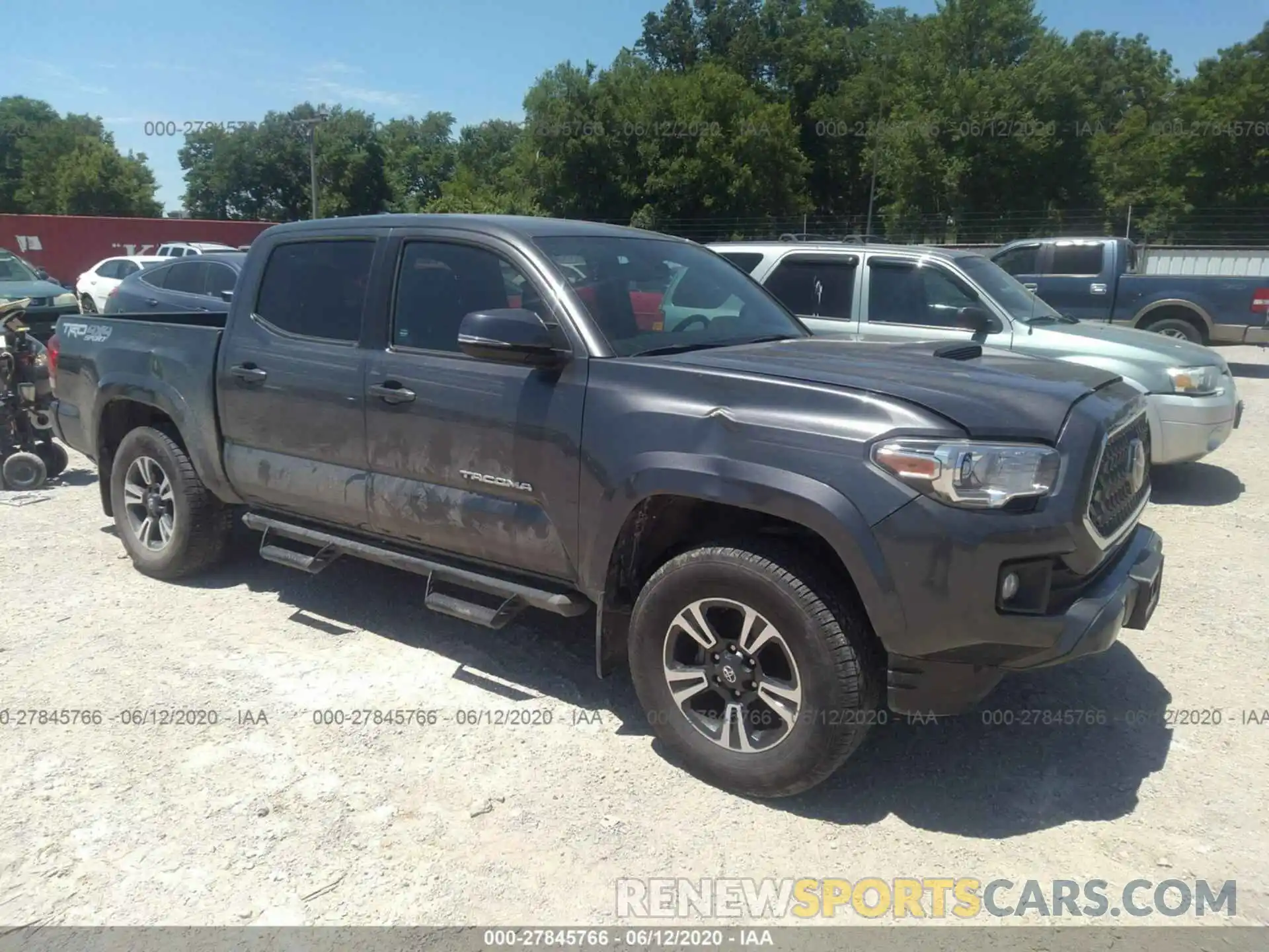 1 Photograph of a damaged car 3TMCZ5AN9KM232994 TOYOTA TACOMA 4WD 2019