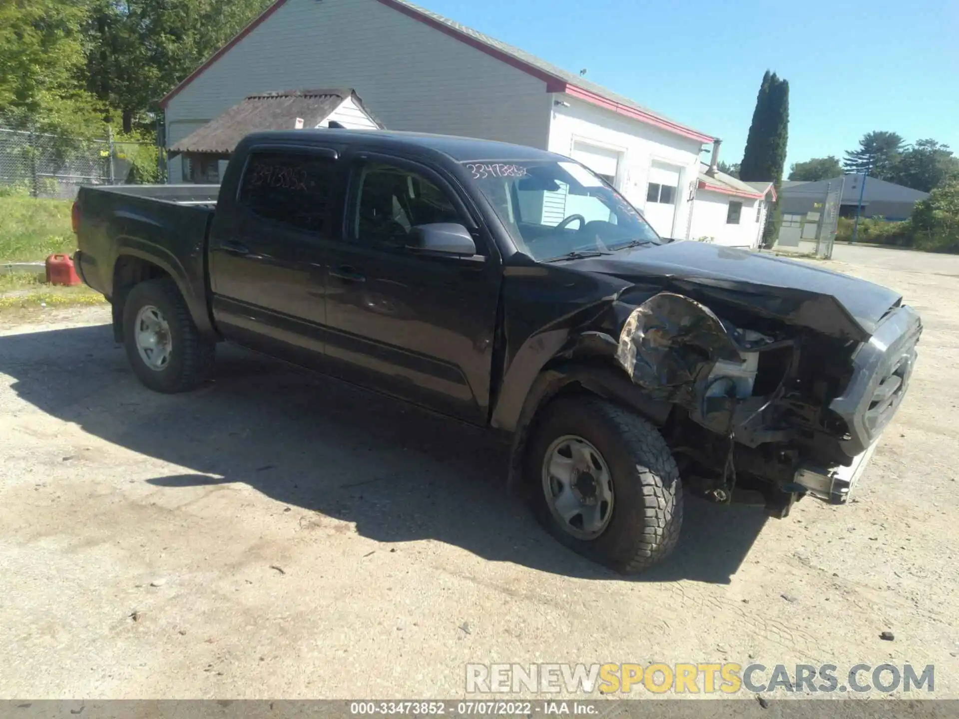 1 Photograph of a damaged car 3TMCZ5AN9KM234471 TOYOTA TACOMA 4WD 2019