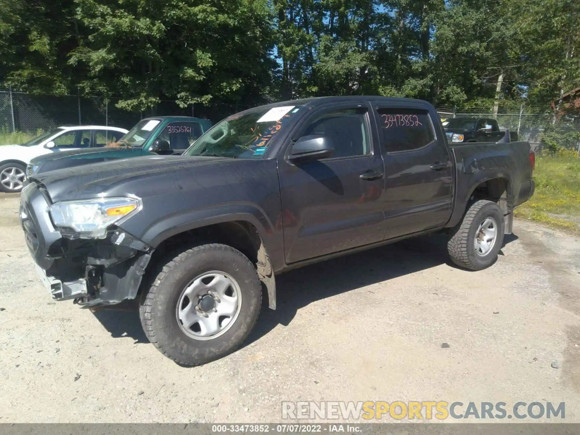 2 Photograph of a damaged car 3TMCZ5AN9KM234471 TOYOTA TACOMA 4WD 2019