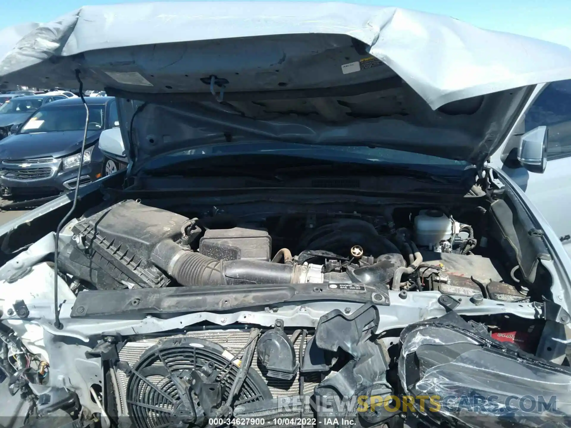 10 Photograph of a damaged car 3TMCZ5AN9KM237001 TOYOTA TACOMA 4WD 2019