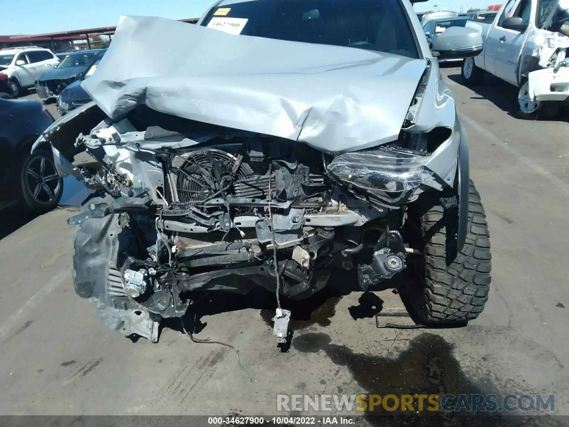 6 Photograph of a damaged car 3TMCZ5AN9KM237001 TOYOTA TACOMA 4WD 2019