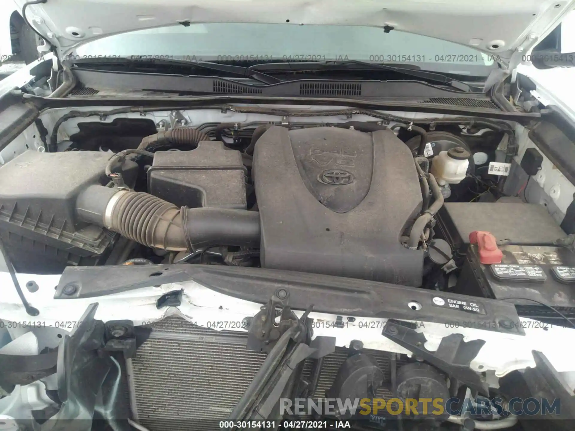 10 Photograph of a damaged car 3TMCZ5AN9KM239167 TOYOTA TACOMA 4WD 2019