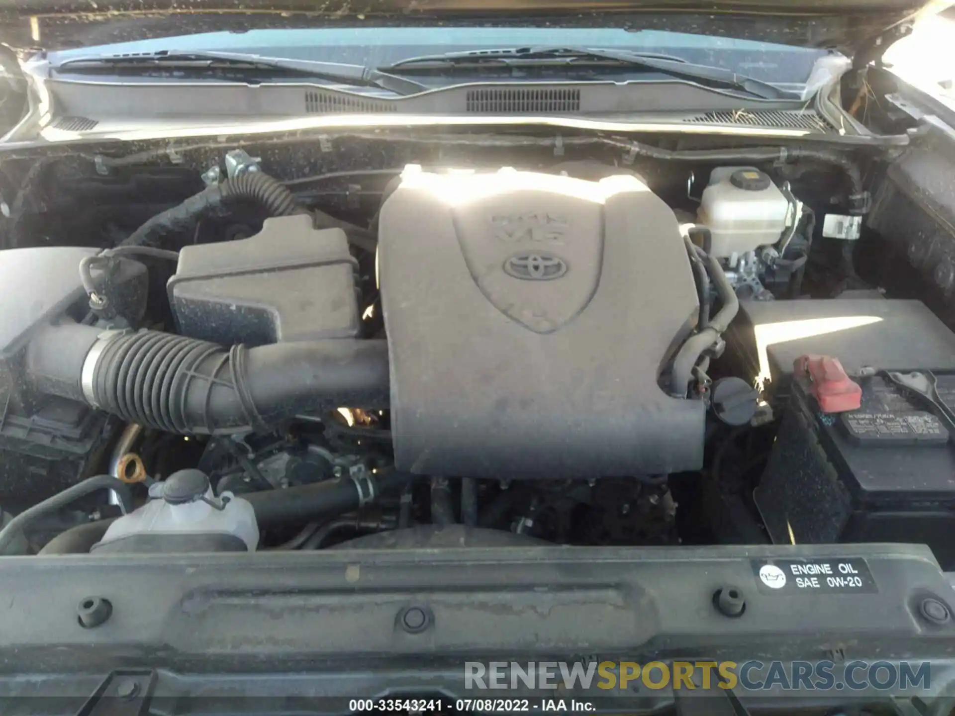 10 Photograph of a damaged car 3TMCZ5AN9KM246961 TOYOTA TACOMA 4WD 2019