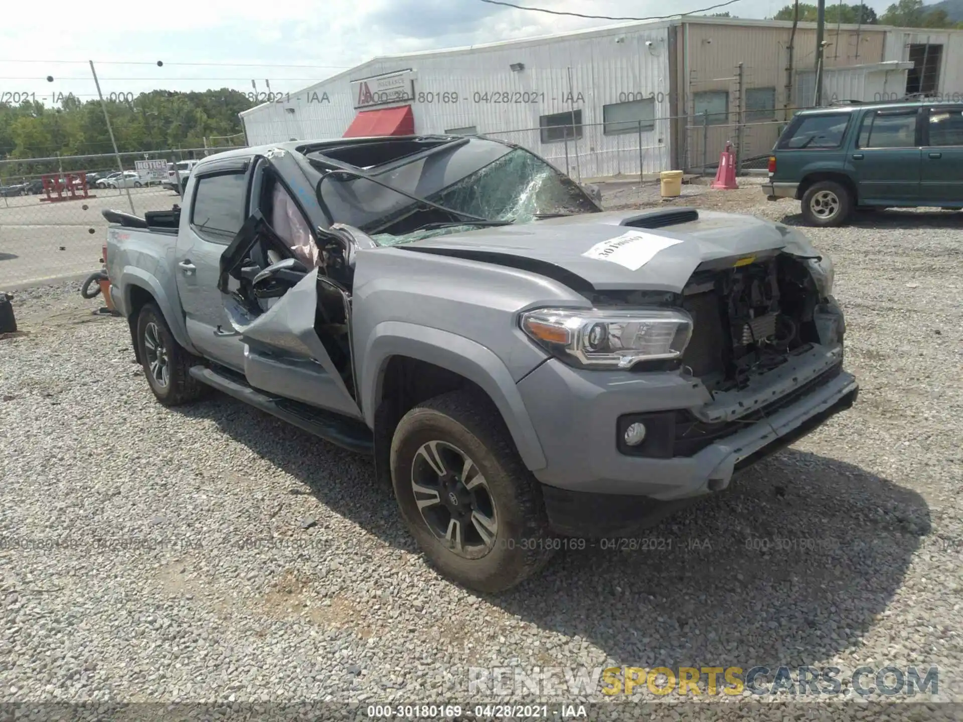 1 Photograph of a damaged car 3TMCZ5AN9KM253666 TOYOTA TACOMA 4WD 2019