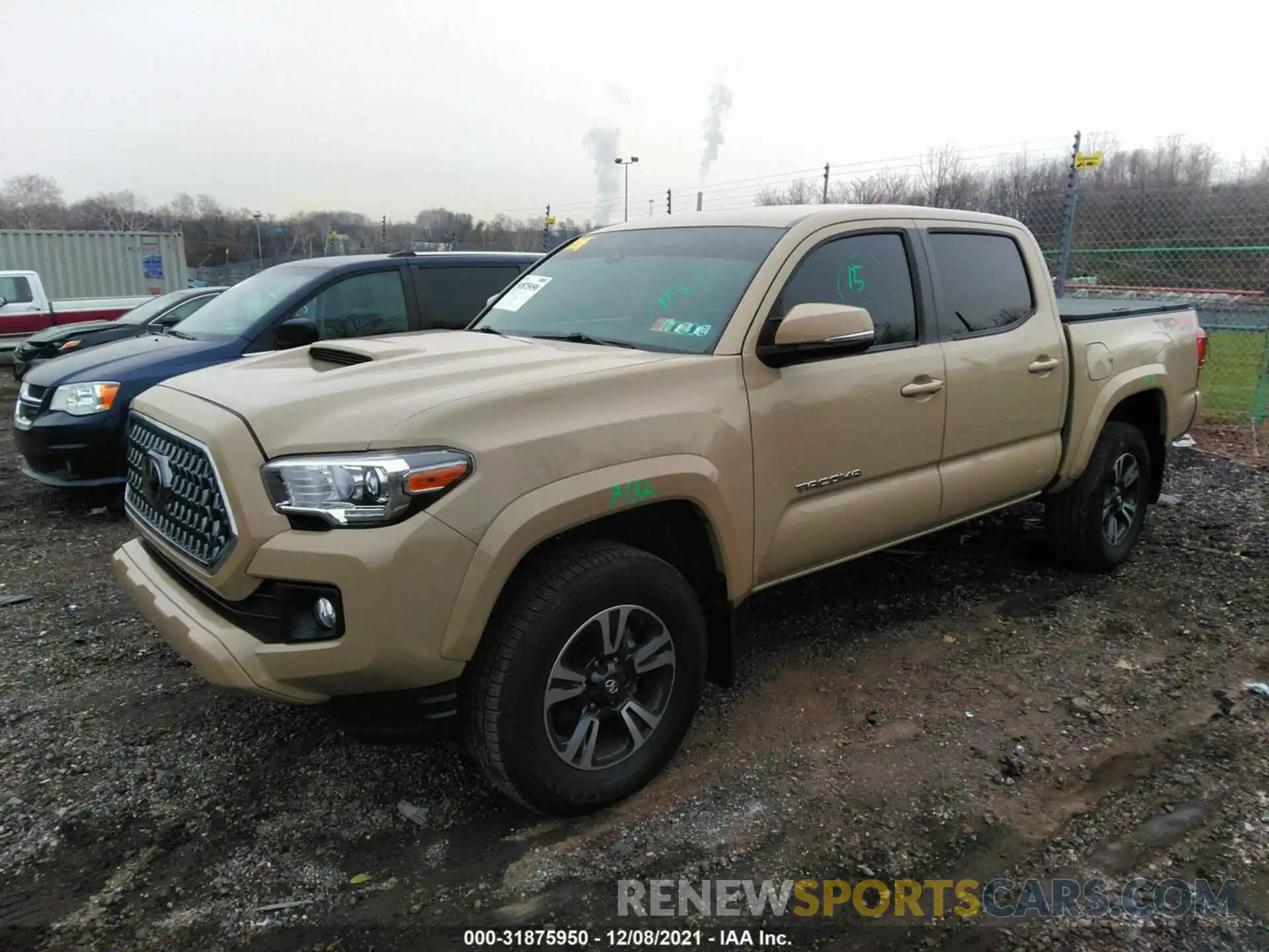 2 Photograph of a damaged car 3TMCZ5AN9KM255515 TOYOTA TACOMA 4WD 2019