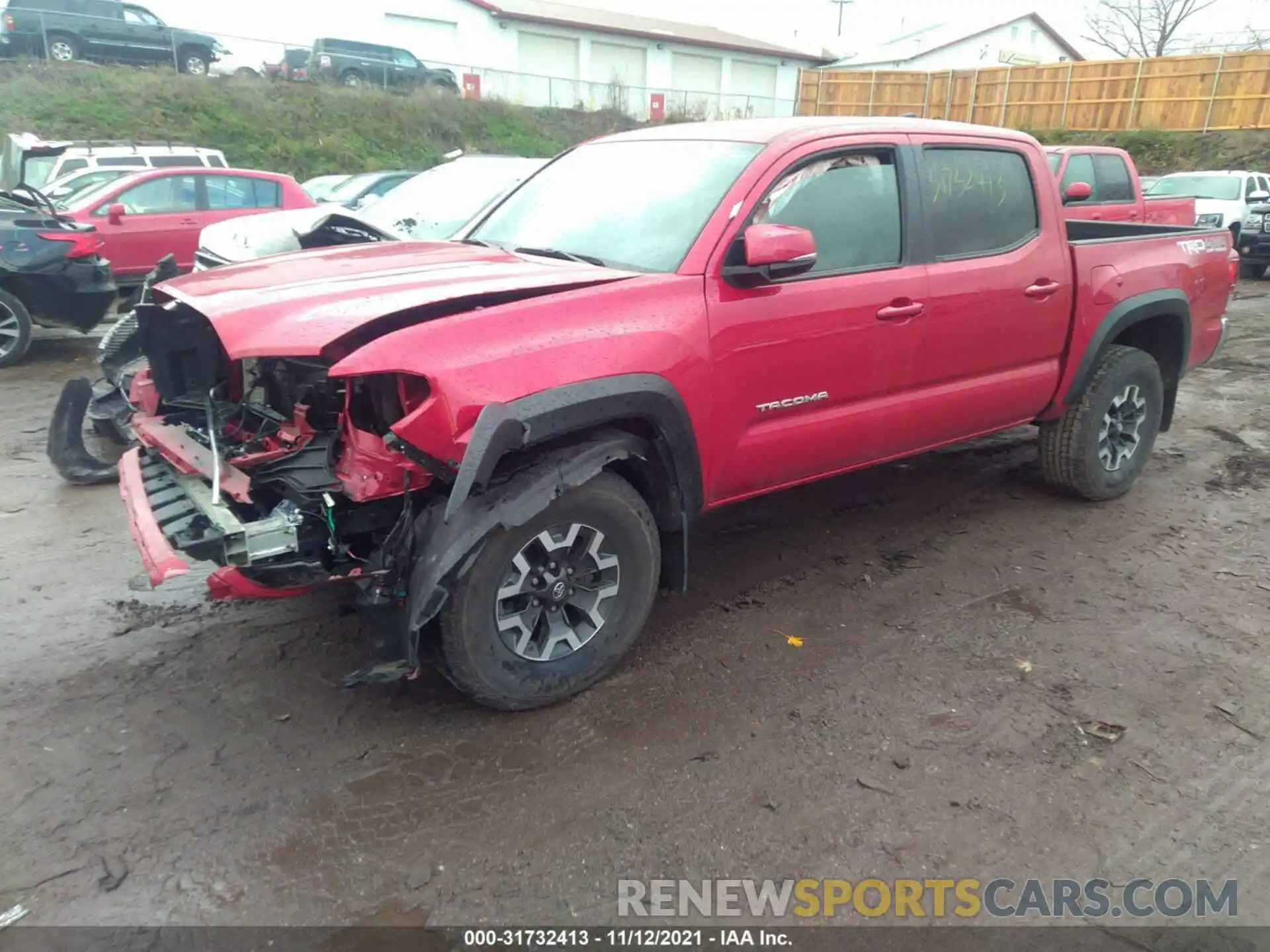 2 Photograph of a damaged car 3TMCZ5AN9KM260696 TOYOTA TACOMA 4WD 2019