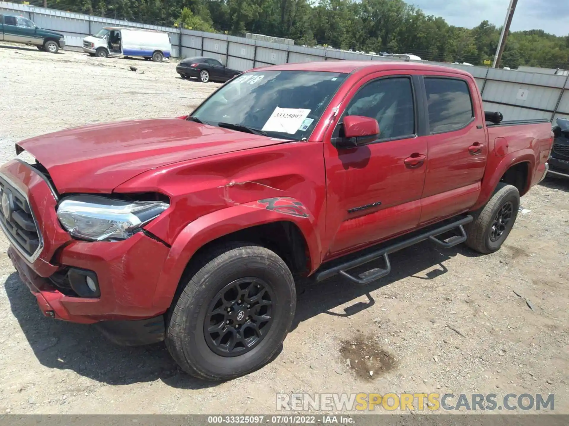 2 Photograph of a damaged car 3TMCZ5AN9KM261881 TOYOTA TACOMA 4WD 2019