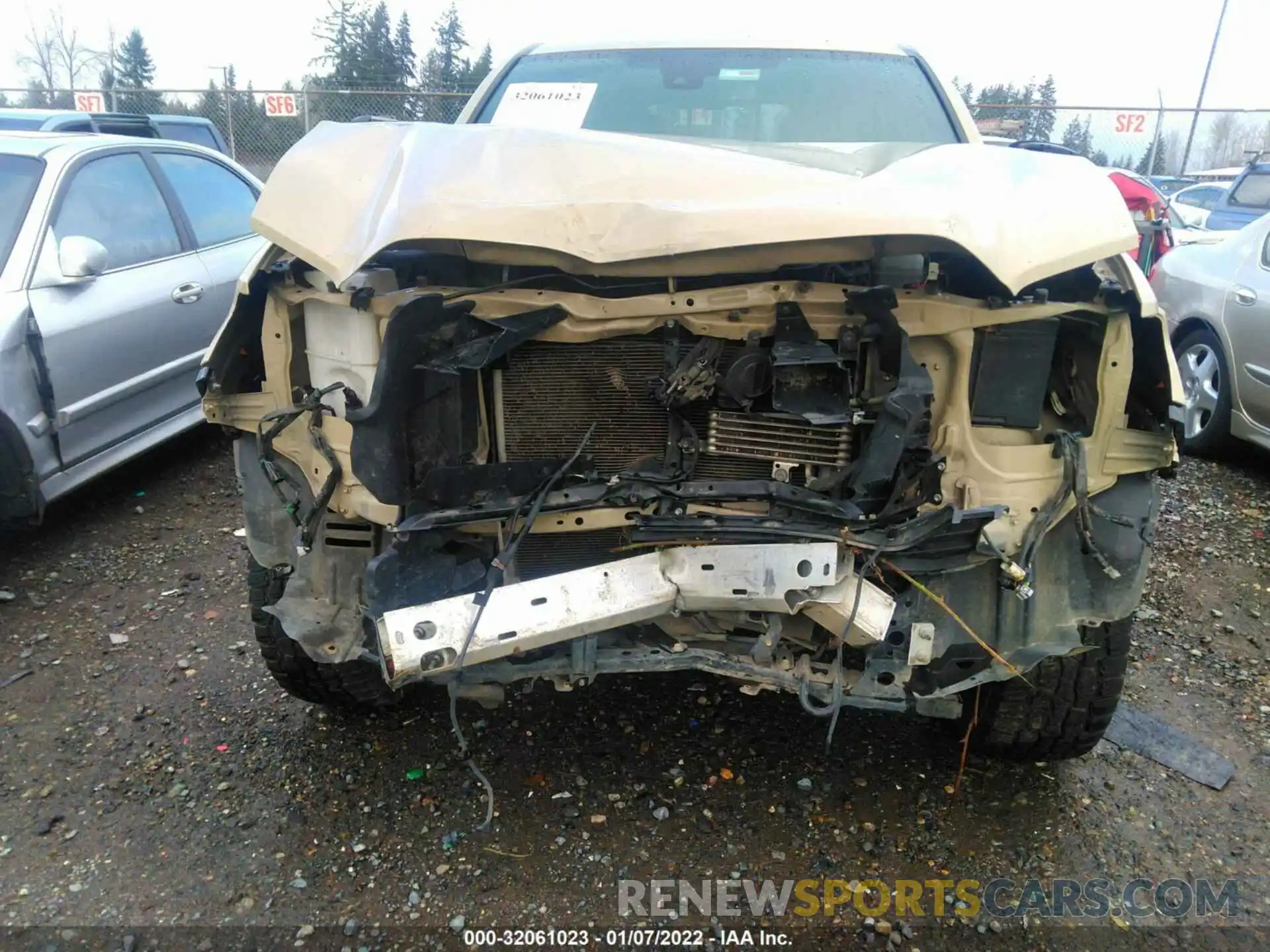 6 Photograph of a damaged car 3TMCZ5AN9KM262075 TOYOTA TACOMA 4WD 2019