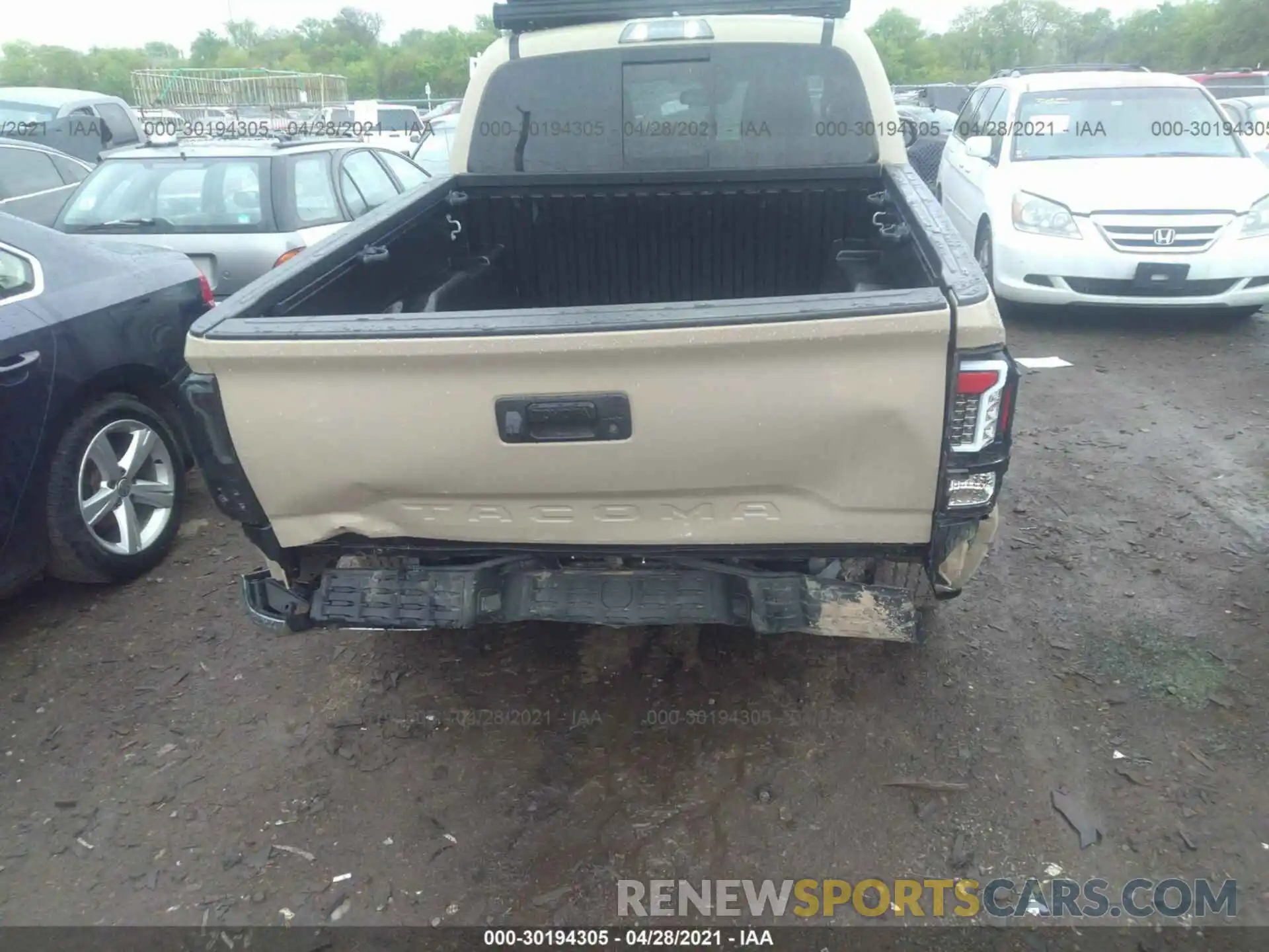 6 Photograph of a damaged car 3TMCZ5AN9KM262710 TOYOTA TACOMA 4WD 2019