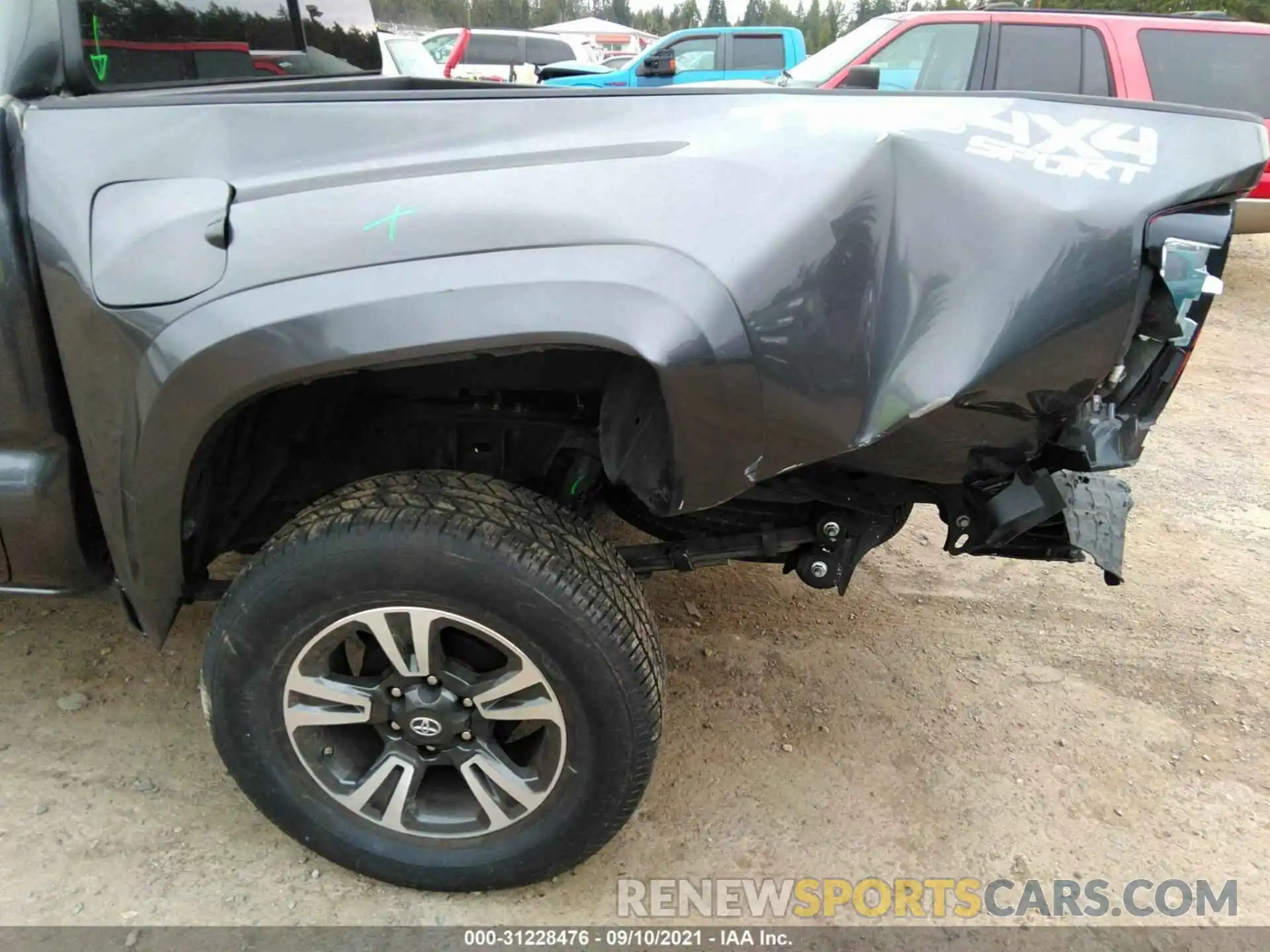 6 Photograph of a damaged car 3TMCZ5AN9KM263310 TOYOTA TACOMA 4WD 2019