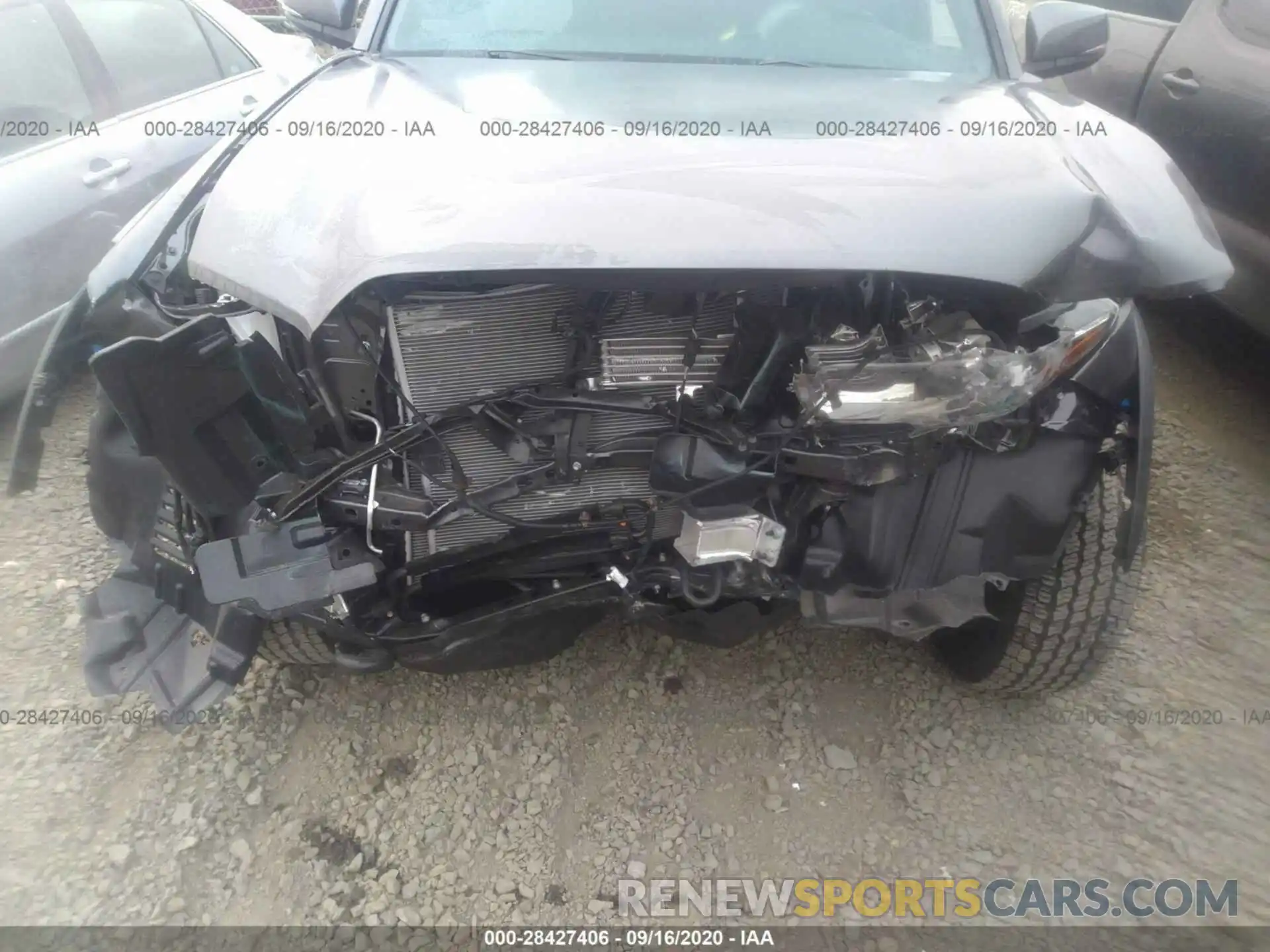 6 Photograph of a damaged car 3TMCZ5AN9KM268202 TOYOTA TACOMA 4WD 2019