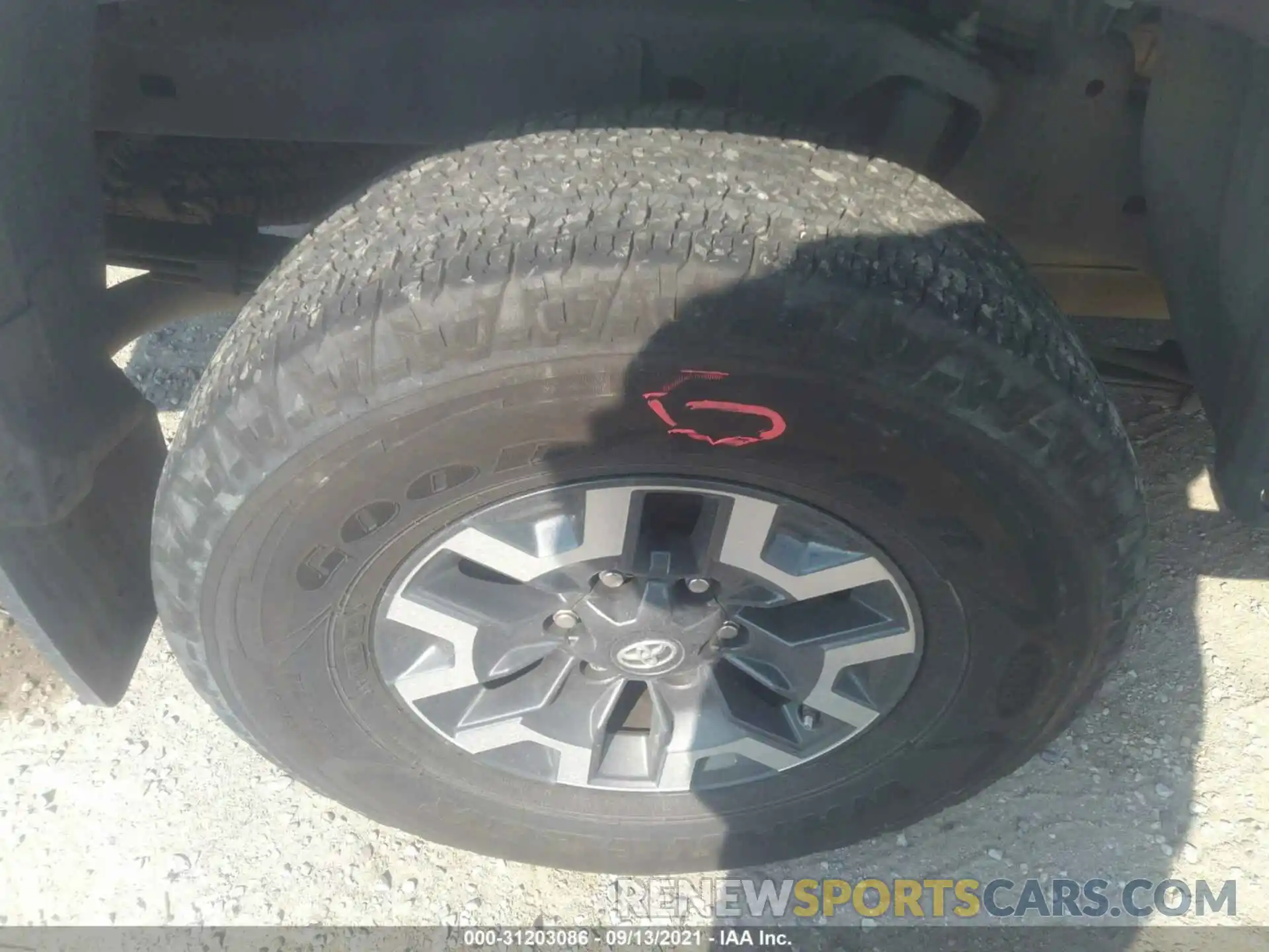 15 Photograph of a damaged car 3TMCZ5AN9KM269186 TOYOTA TACOMA 4WD 2019